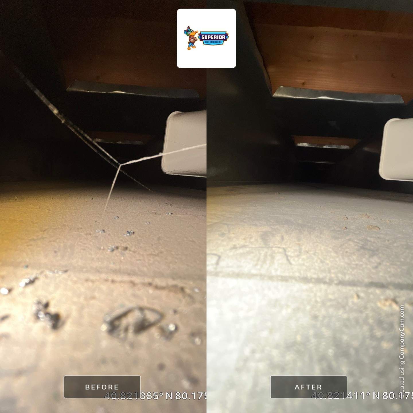 Air Duct Cleaning With a Vacuum Truck in Fombell, PA by Superior Air Duct Cleaning