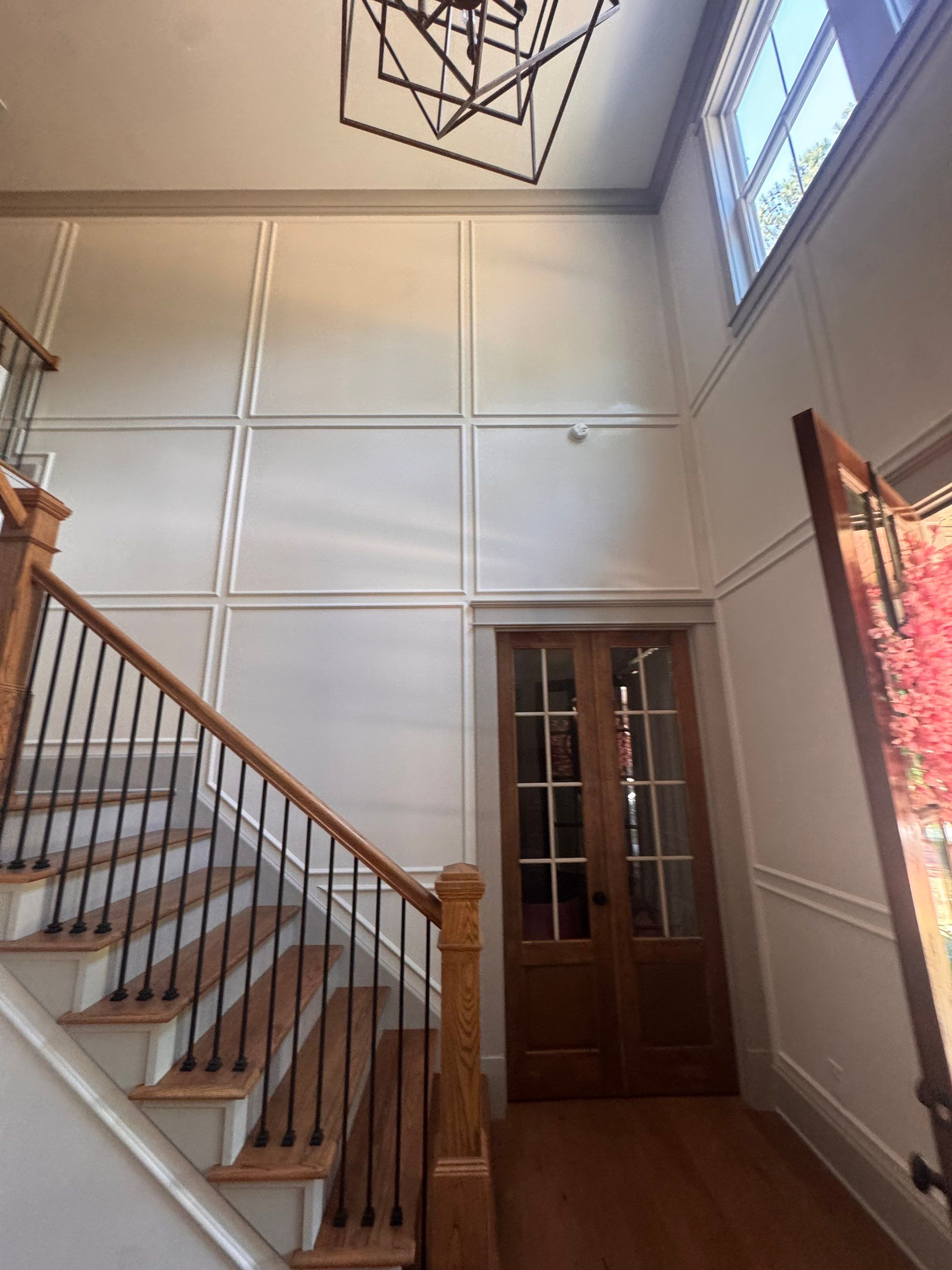 Interior Painting and Custom Millwork for a Greensboro Entryway by PGP Surface Solutions, LLC