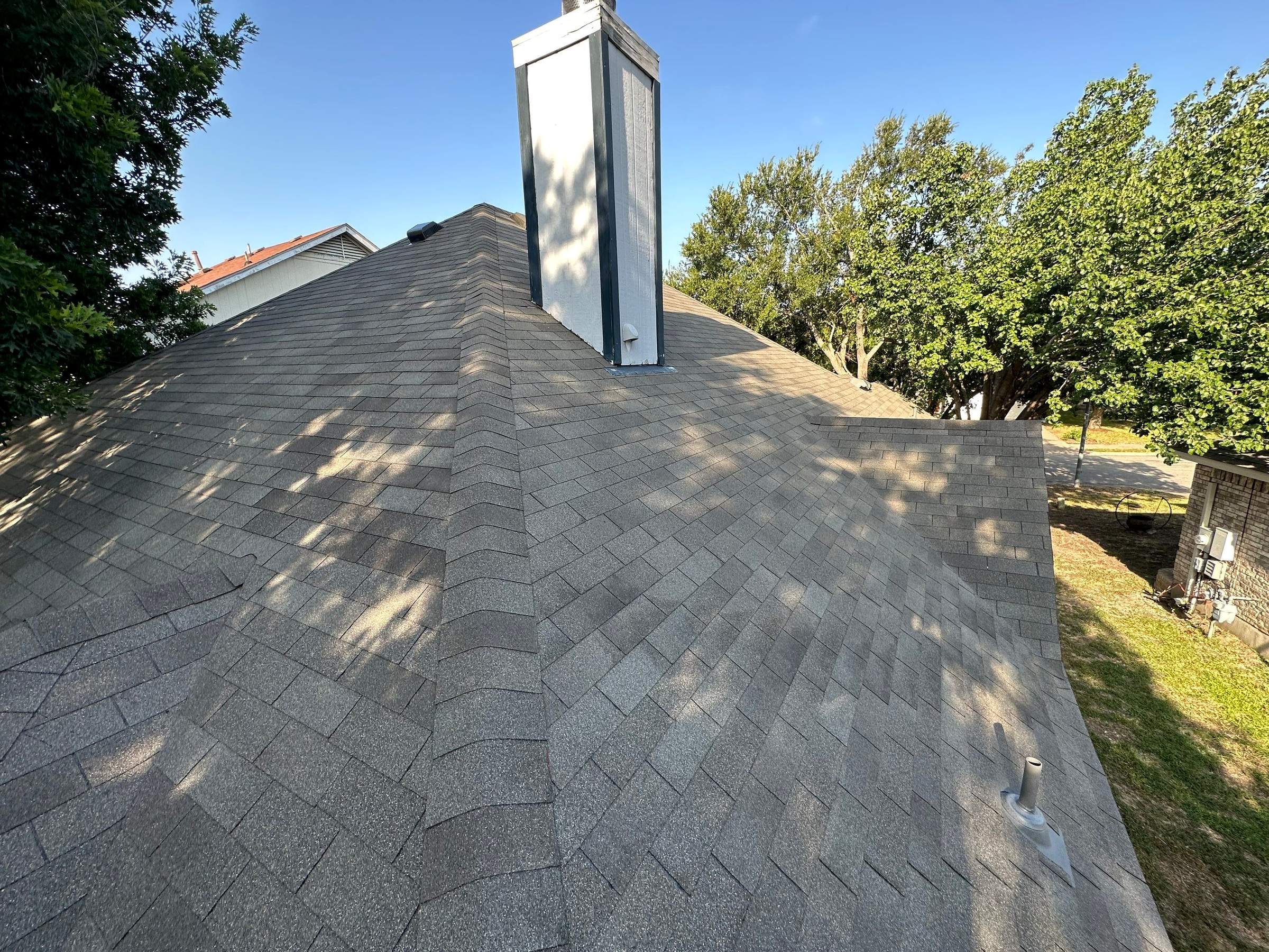 Driftwood Shingle Roof Replacement in Pflugerville by Skywall Construction LLC