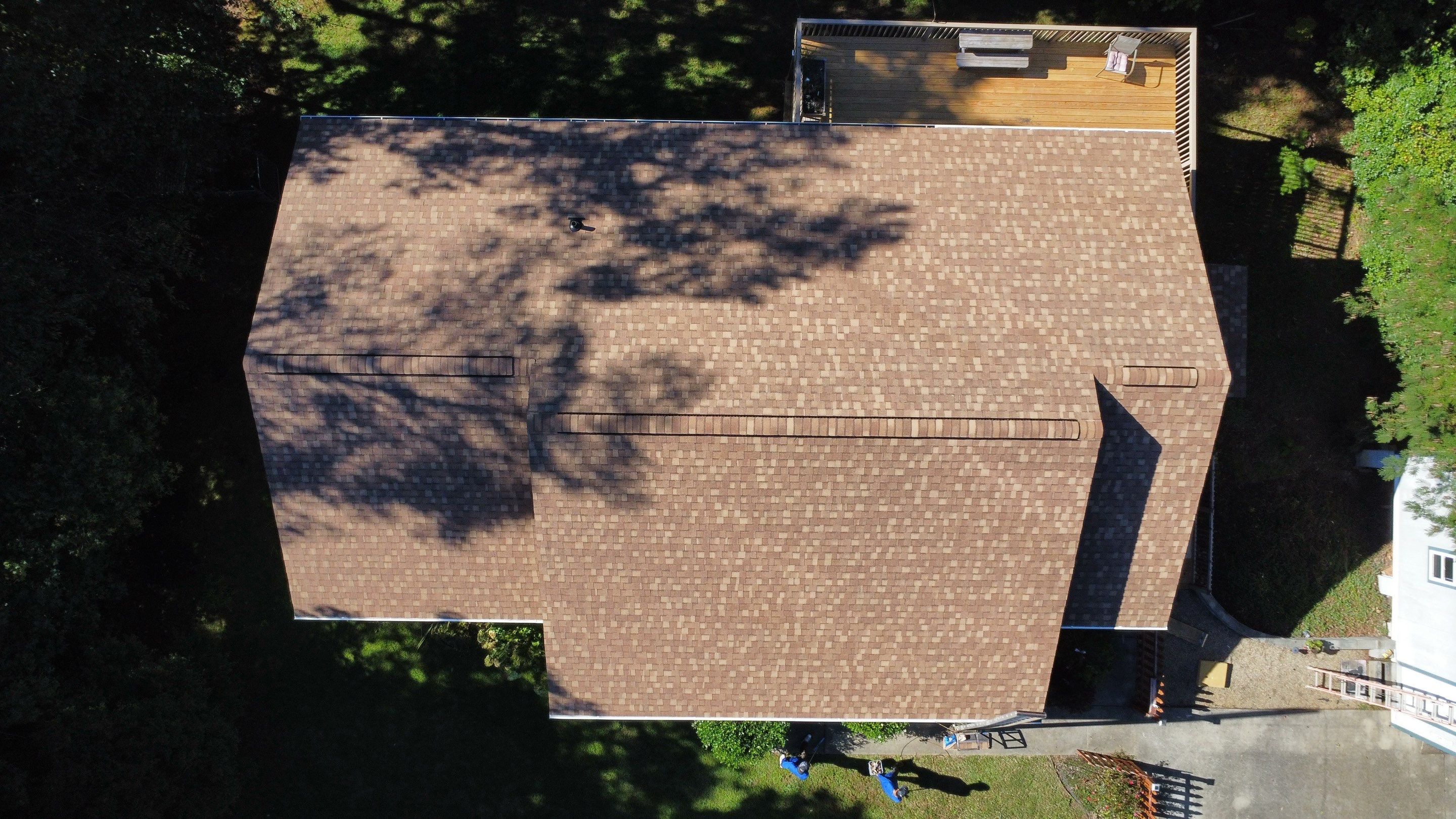 New Asphalt Architectural Shingle Roof and Gutter Guards in Salem by Roofsters