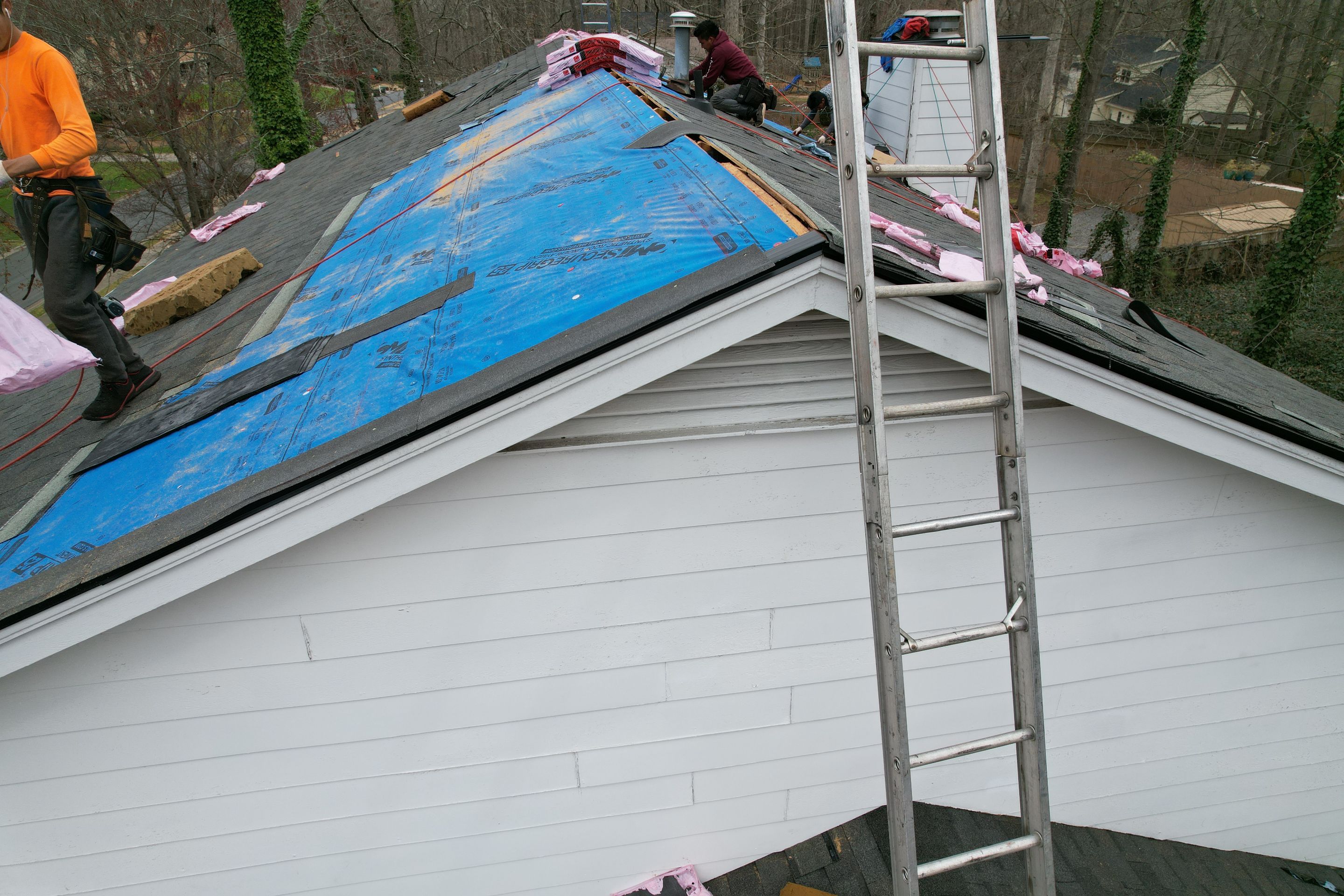 Residential Roofing Installation using Owens Corning by Inspector Roofing and Restoration