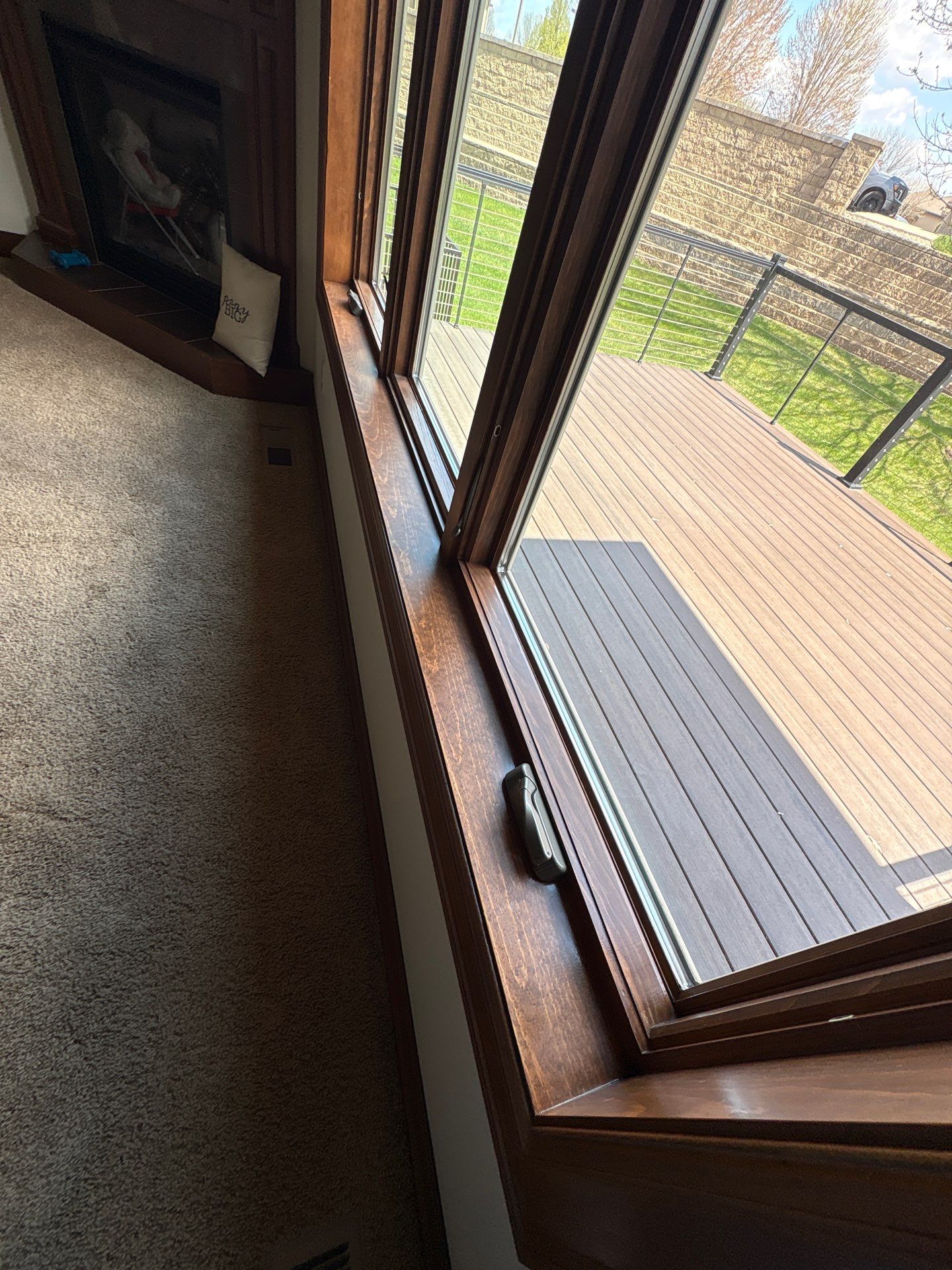 Interior Wood Window Trim and Door Frame Finishing in Sioux Falls by Select Painting, Coatings & Garage Cabinets