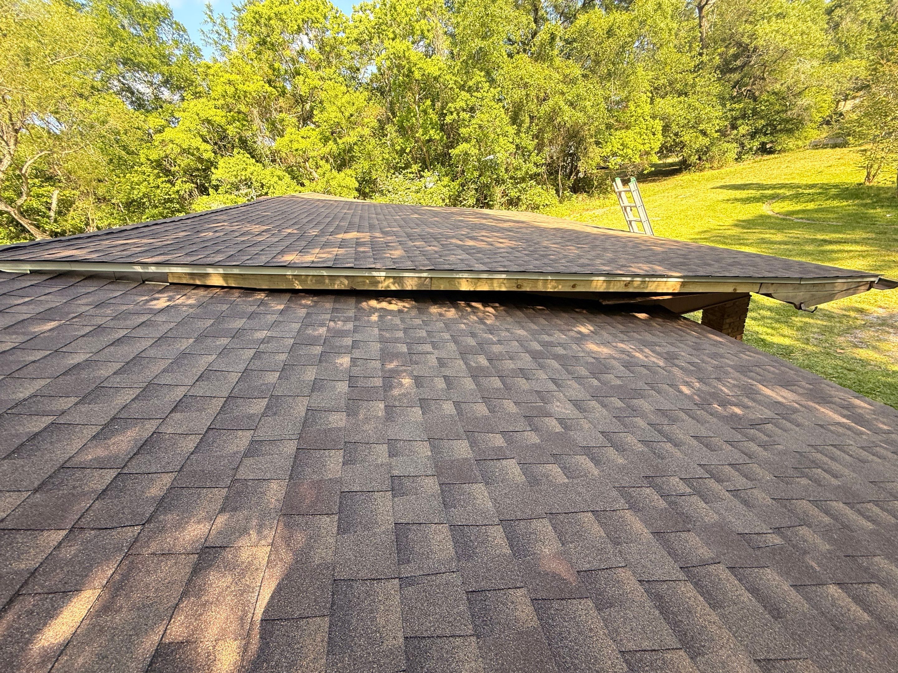 Full Residential Roof Replacement and Structural Repair in Long Beach using GAF HDZ BARKWOOD by Frontline Roofing