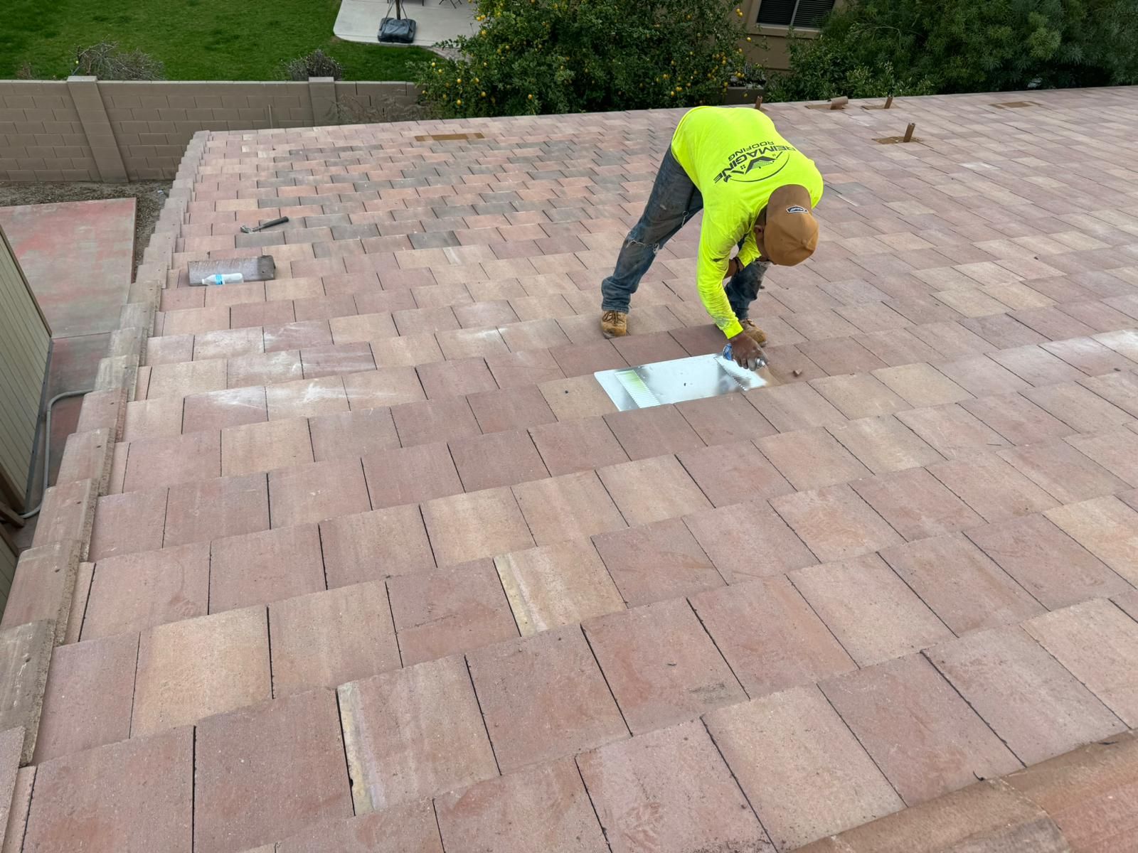 Santa Fe Blend Concrete Tile by Reimagine Roofing