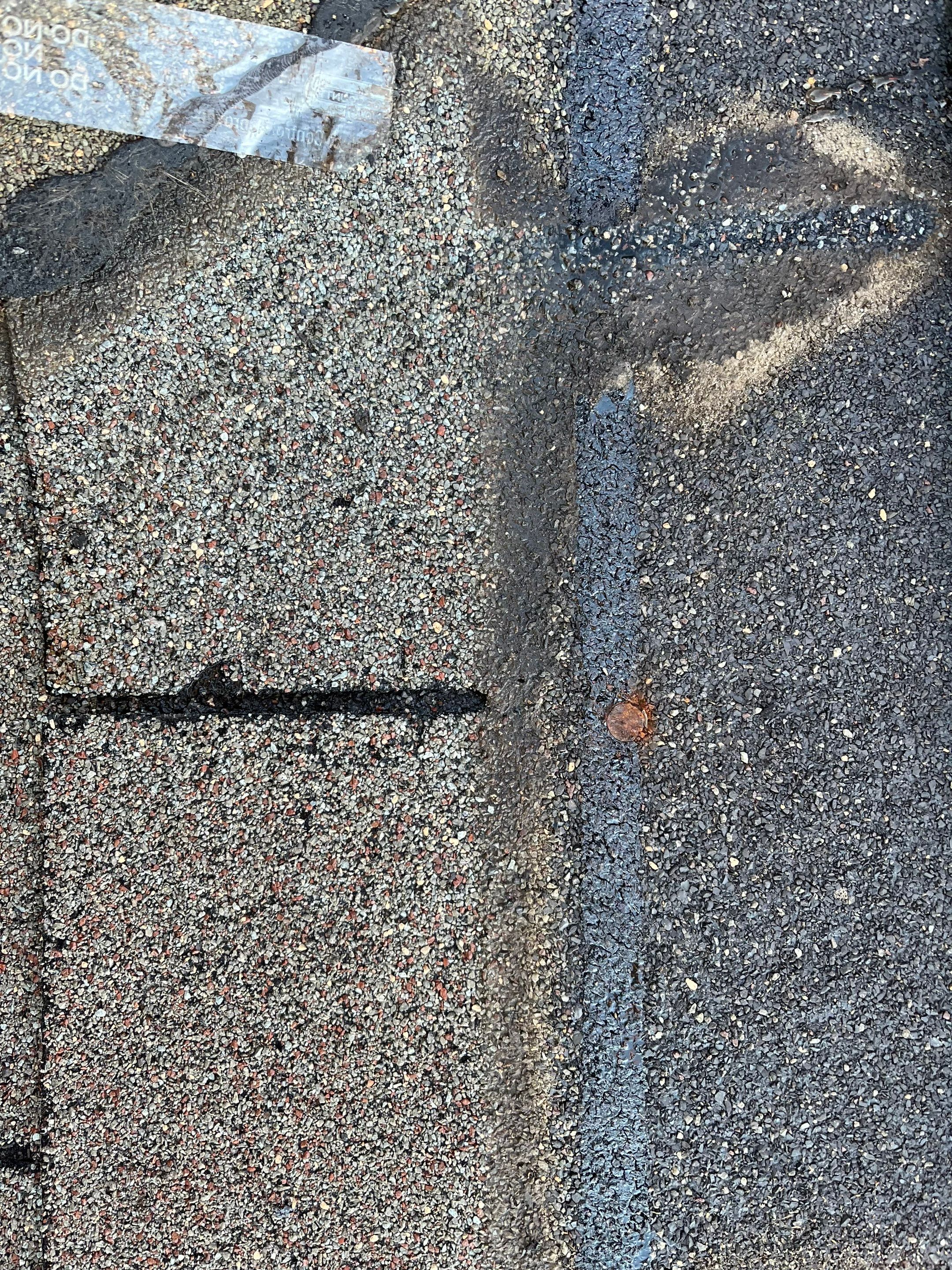Hail Damage using Owen's Corning Duration (Lifetime) Shingles by Roof Repair Company