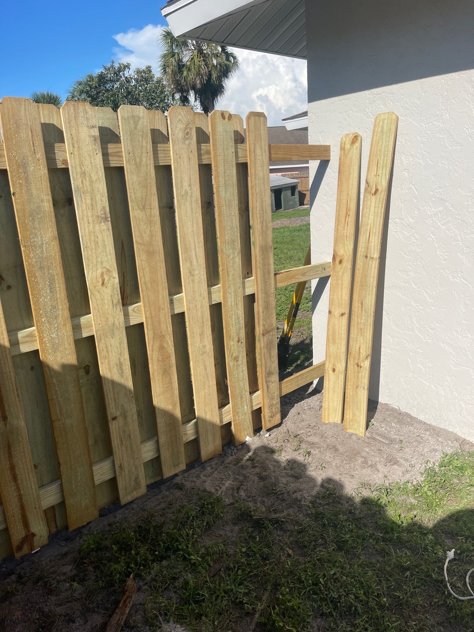 Sarasota, FL 6ft. Tall Treated Board on Board Privacy Fence by Asap fence and gates, LLC