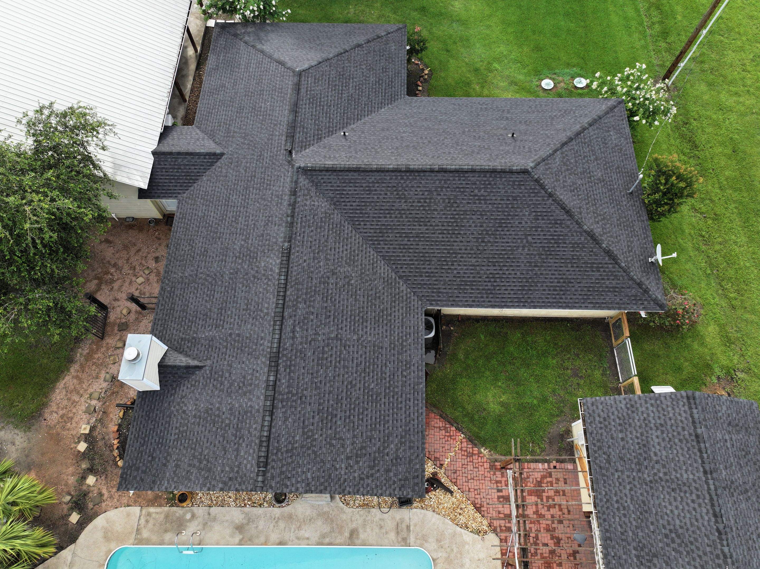 Residential Roof Replacement using GAF HDZ - CHARCOAL by Elite Roofing LLC