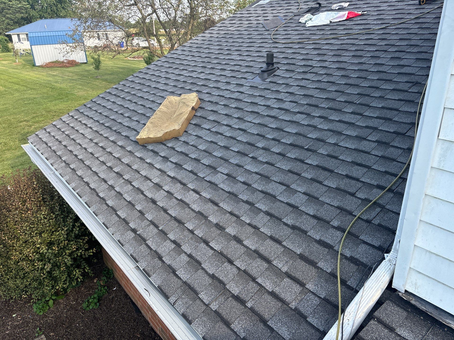 Residential Roofing Installation using Timberline UHDZ Shingles - Pewter Gray by RoofX 