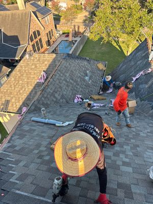 Residential Roofing Installation using Owen's Corning Duration (Lifetime) Shingles