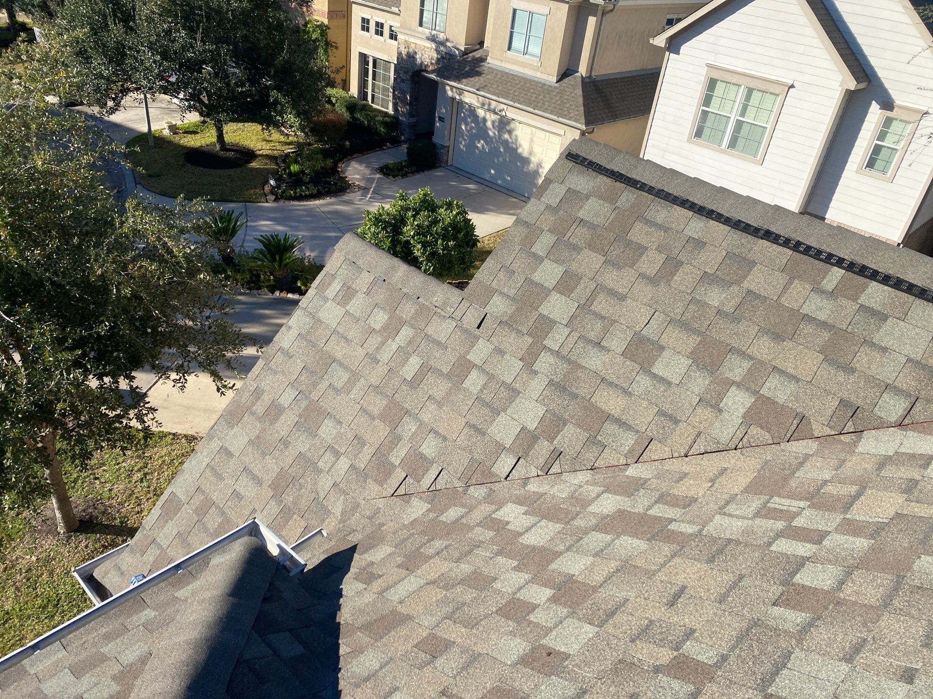 Residential Roofing Installation using Owen's Corning Duration (Lifetime) Shingles by Roof Repair Company