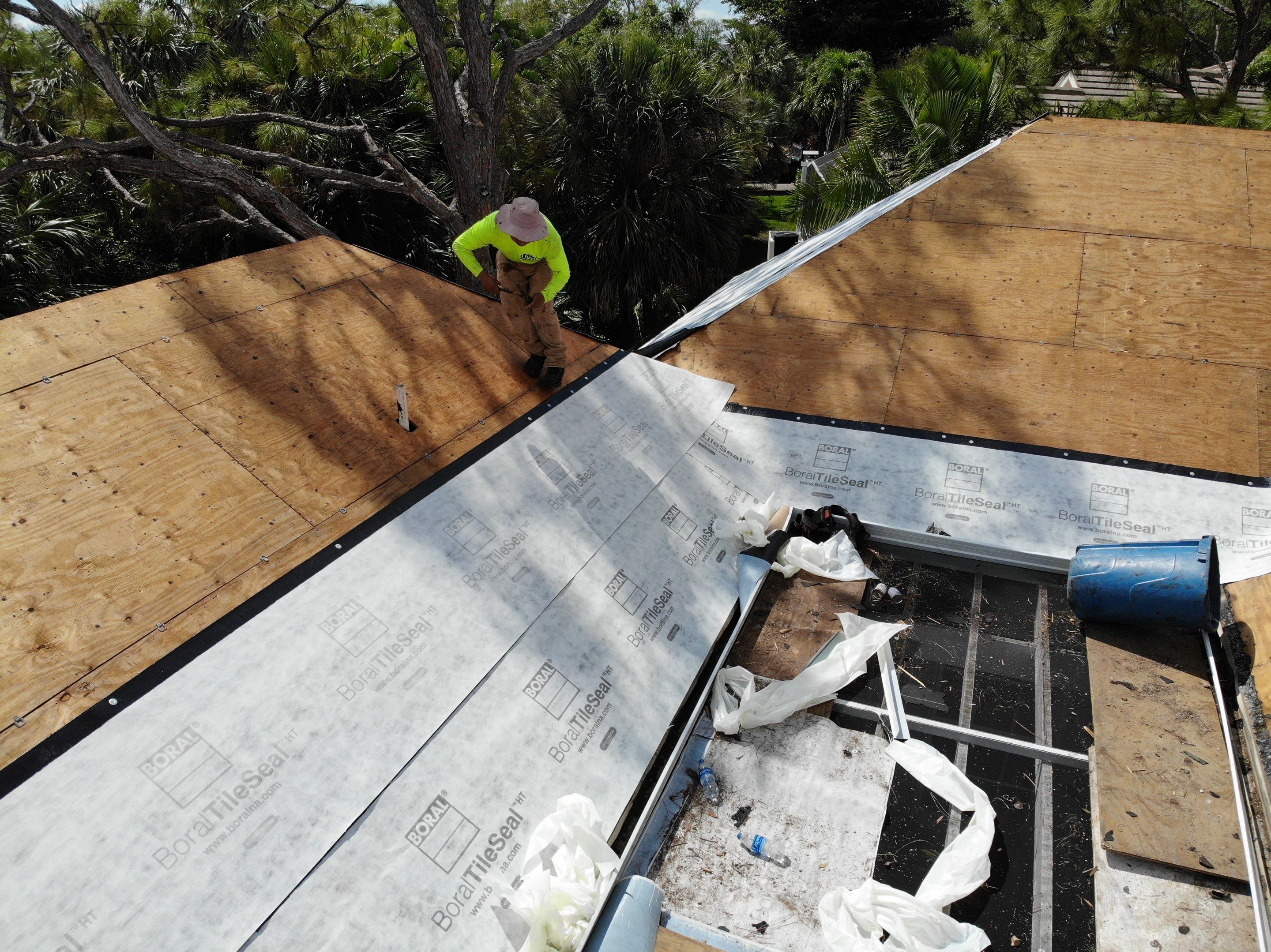Residential Roofing Installation using Eagle Concrete Tile in Bonita Springs by International Roofing