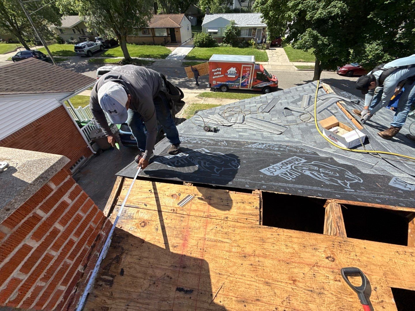 Roof Replacement using Owens Corning Tru Definitions by 180 Contractors