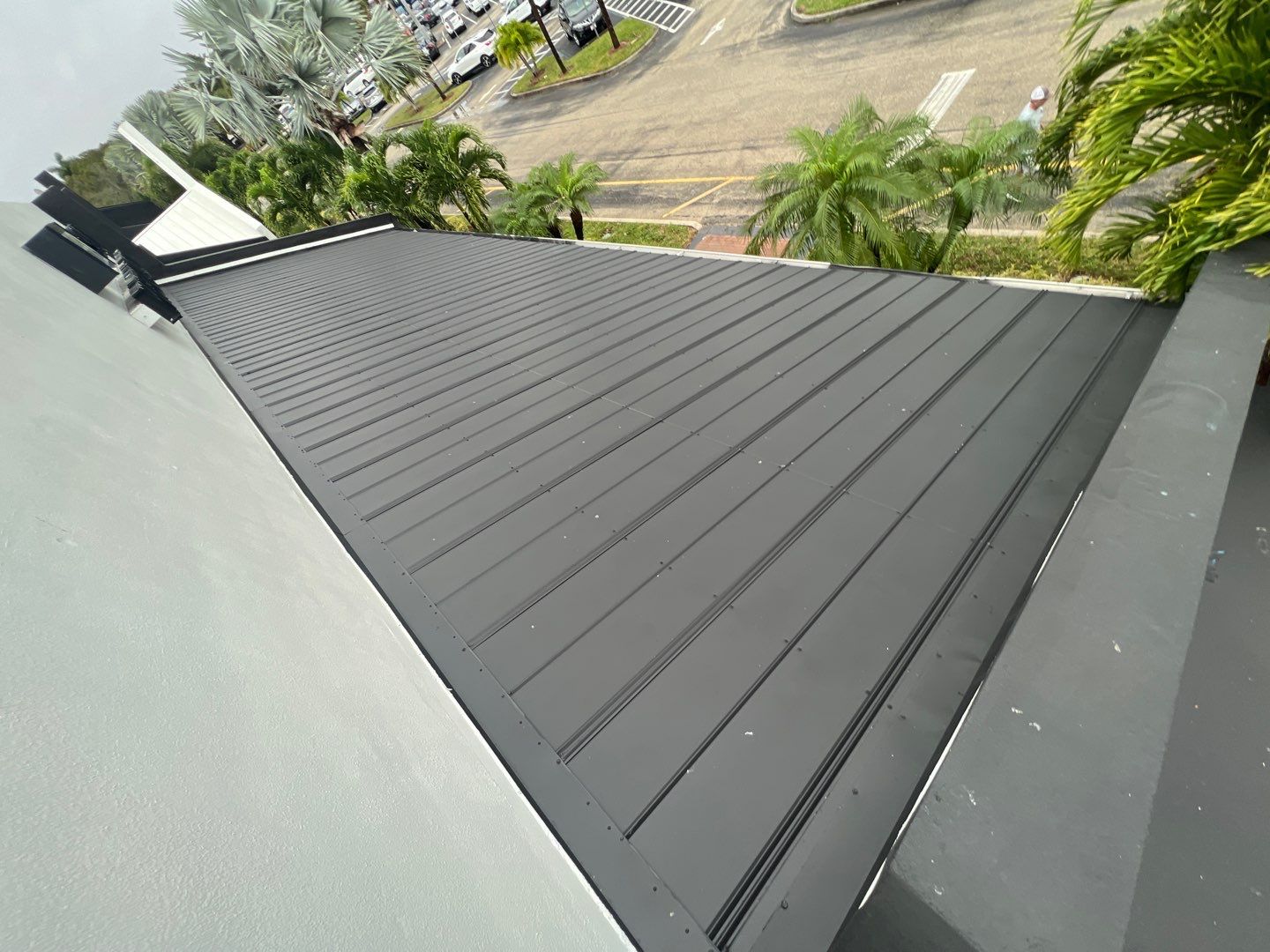 Commercial Roofing Repair using Roof Sealant by Four Peaks Roofing