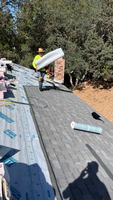 Attic Insulation using Owens Corning Insulation