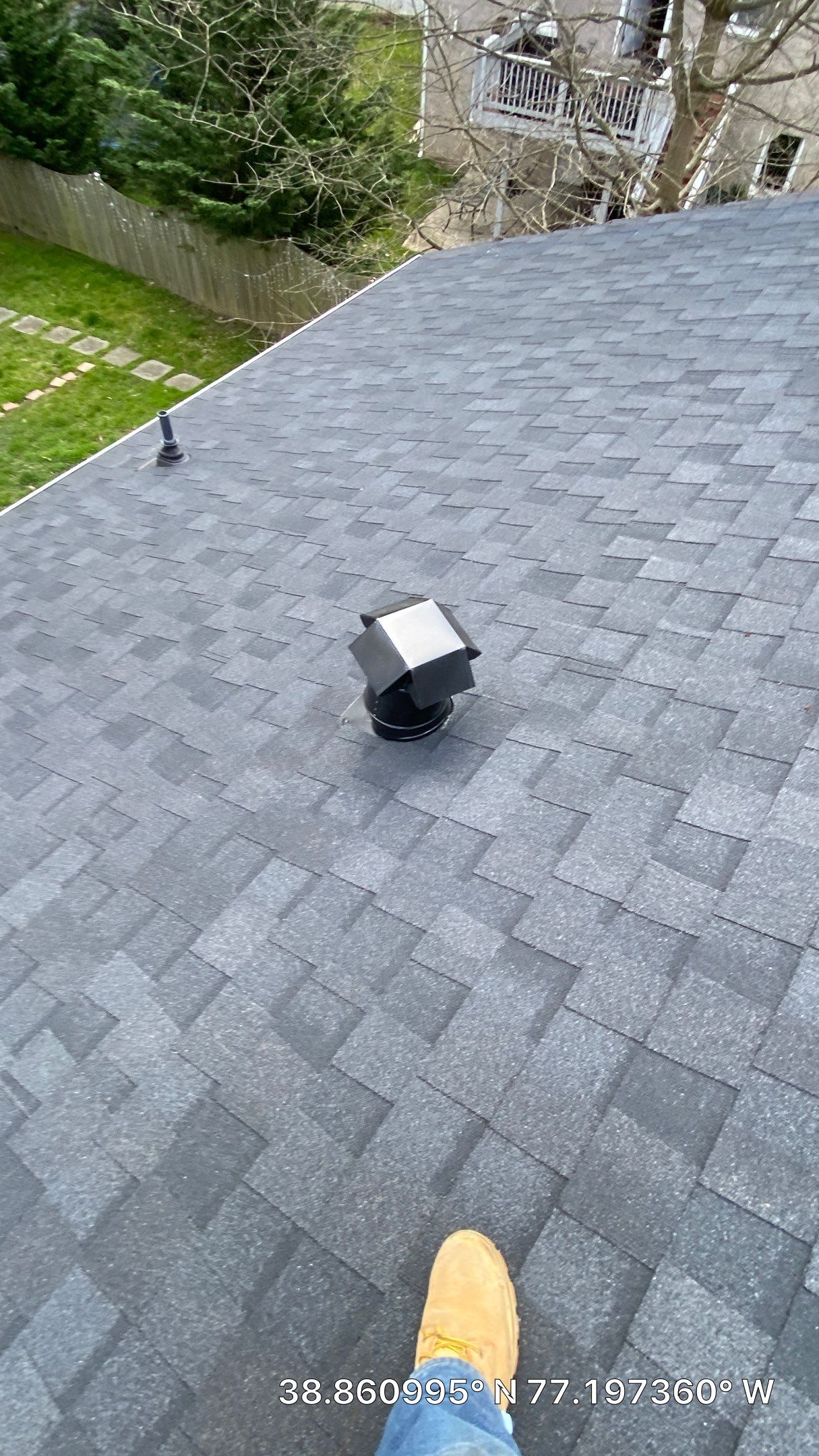Falls Church - Certainteed Landmark Charcoal Black Roof Project by RM Banning, Inc.