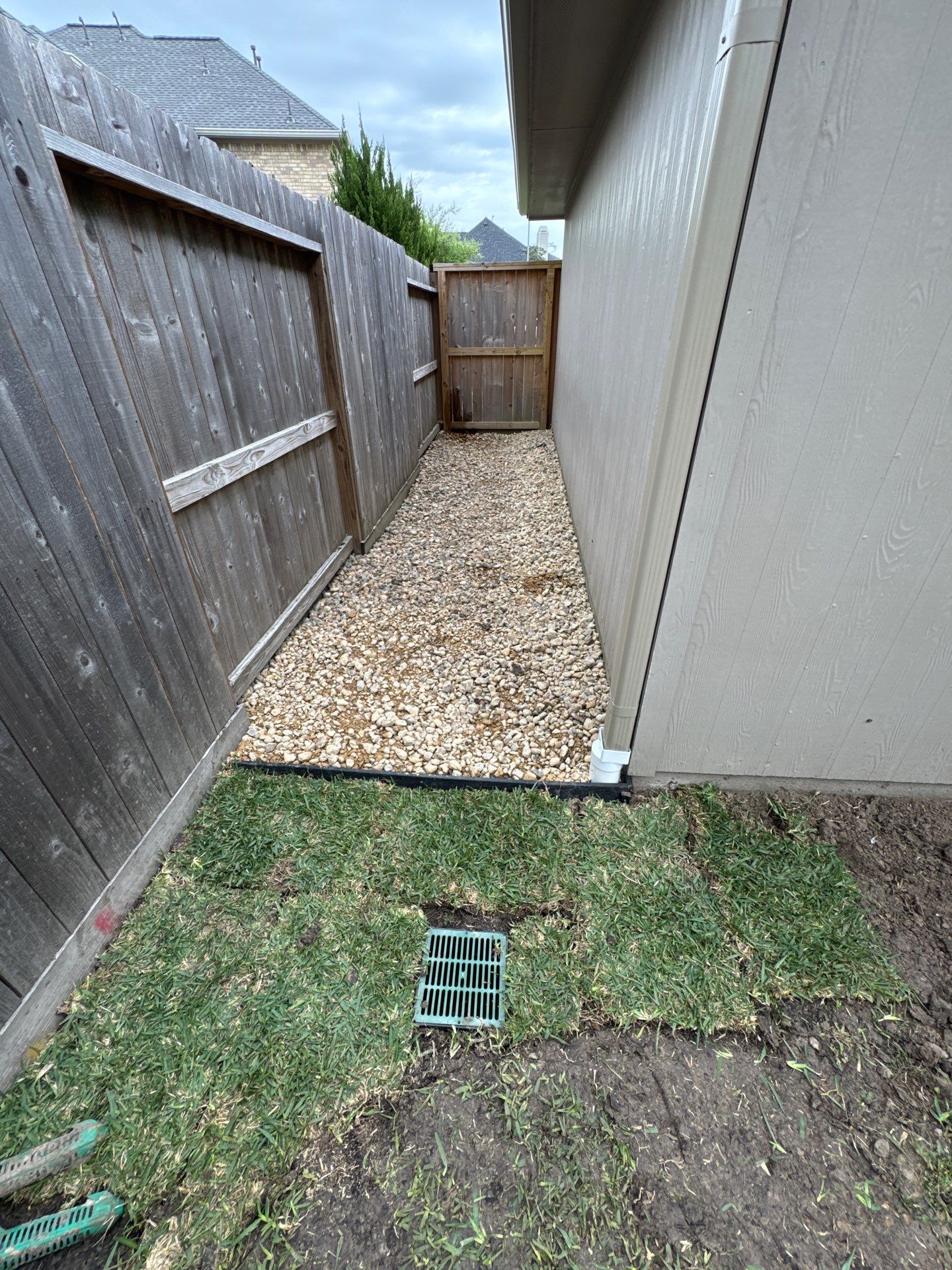 🌟 Steven’s Garage & Backyard Drainage Makeover by Texas Urban Elements
