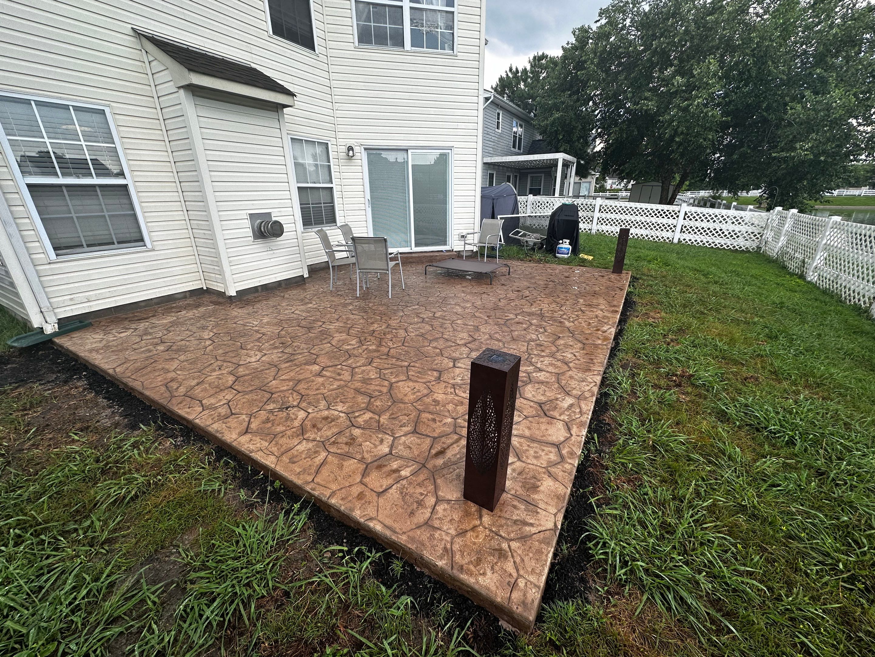 Project in Virginia Beach by Sam The Concrete Man Virginia Beach