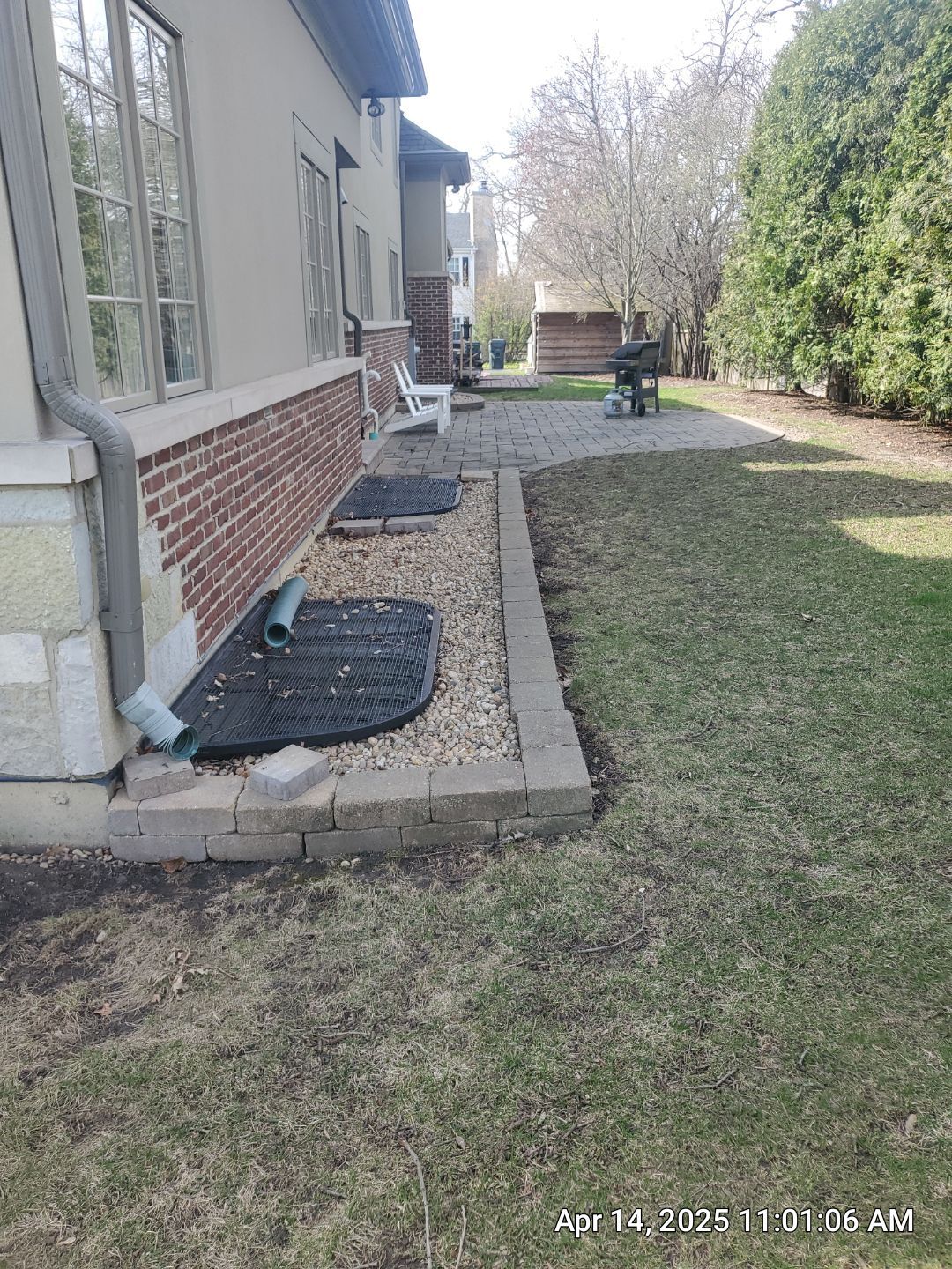 bluestone using Algaecide, soft wash soap by Northern Power Washing LLC.