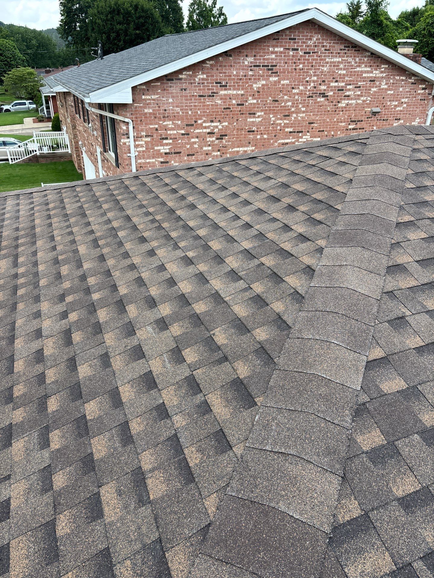 Residential Roofing Installation using GAF Timberline HDZ Barkwood by Rainstoppers Roofing