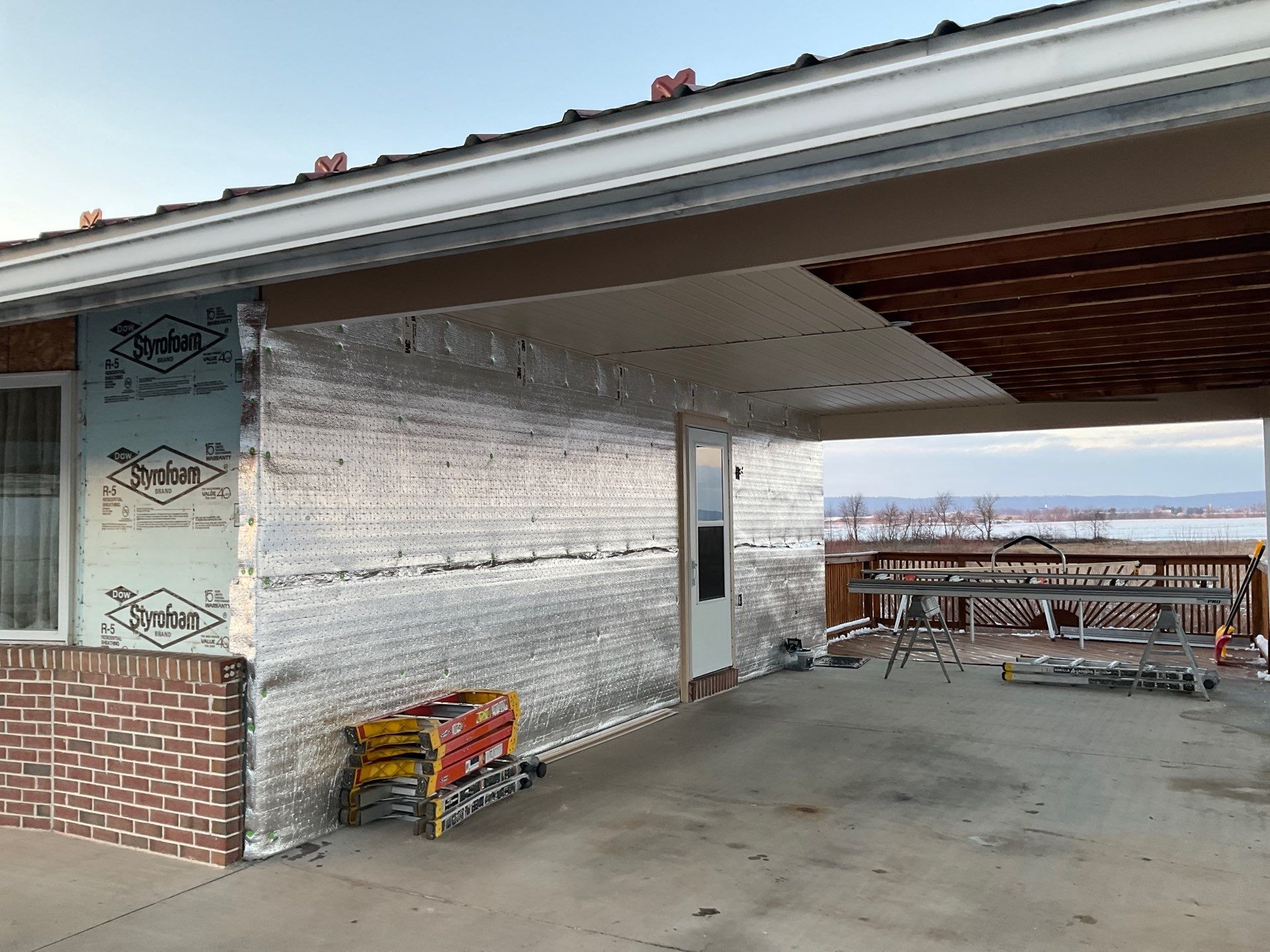 Vinyl Siding Replacement and Patio Door Installation in Elizabethville by Esh Builders