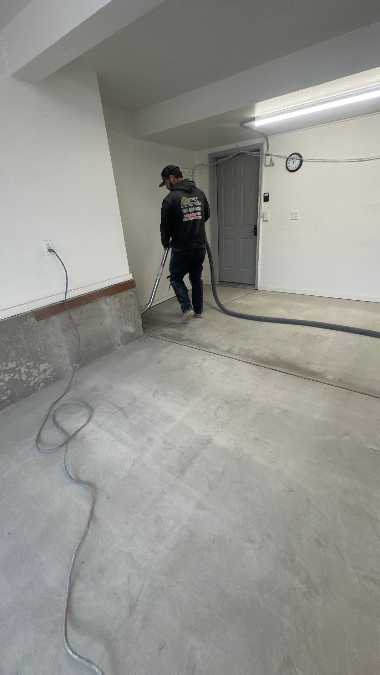 Garage Transformation using 1/8 Tidal Wave by Croc Coatings, LLC