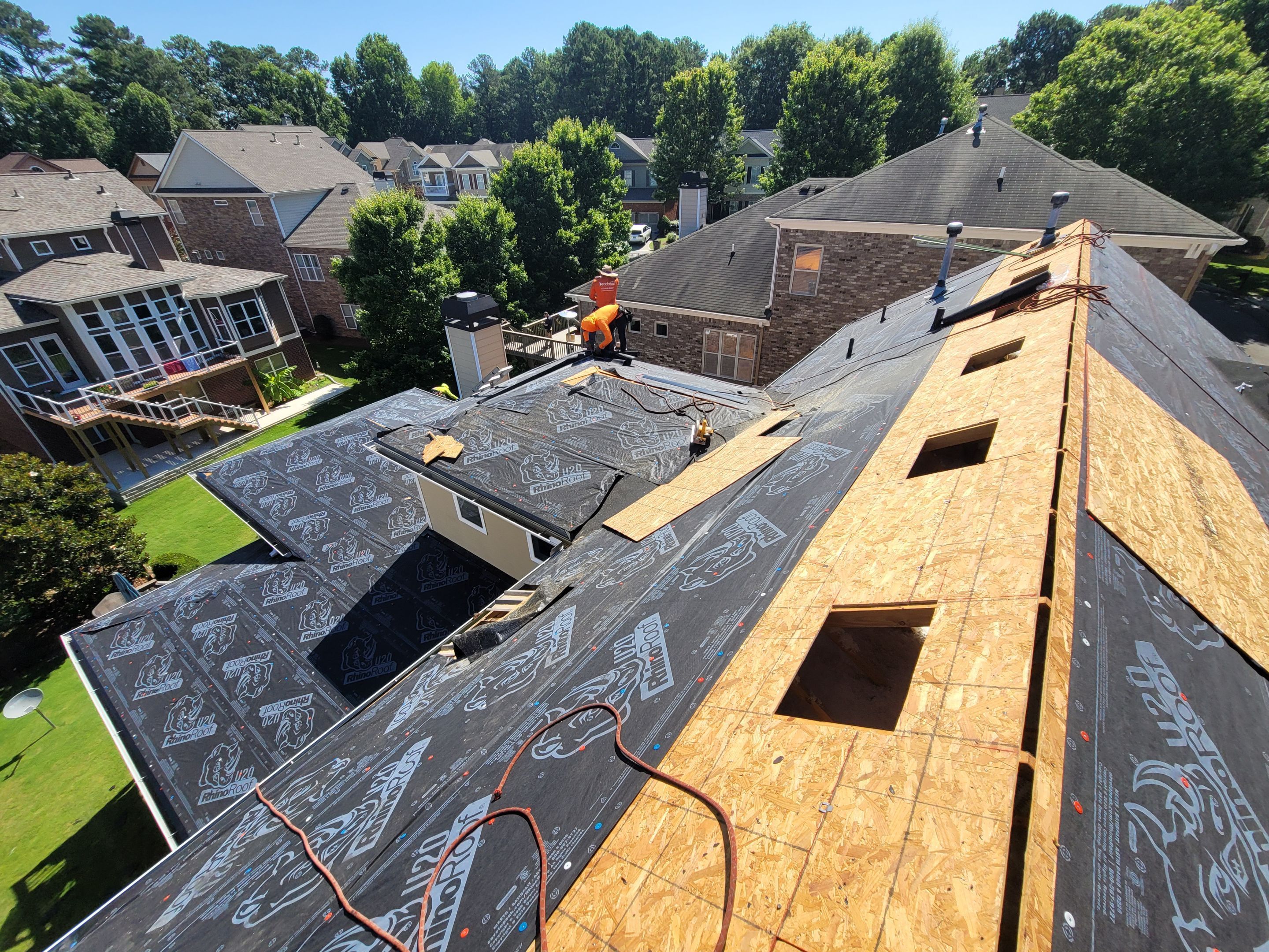 Residential Roofing Installation using Owens Corning by Inspector Roofing and Restoration
