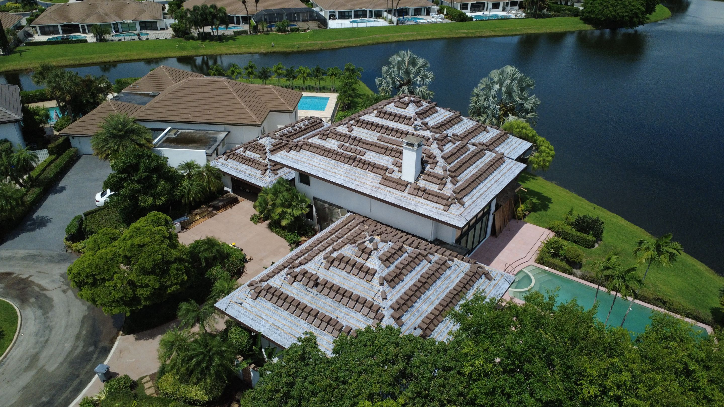 Residential Roofing Installation using Westlake Roofing Tile by BLUES BROTHERS ROOFING