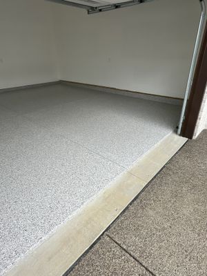 Garage Floor Coating using Coyote