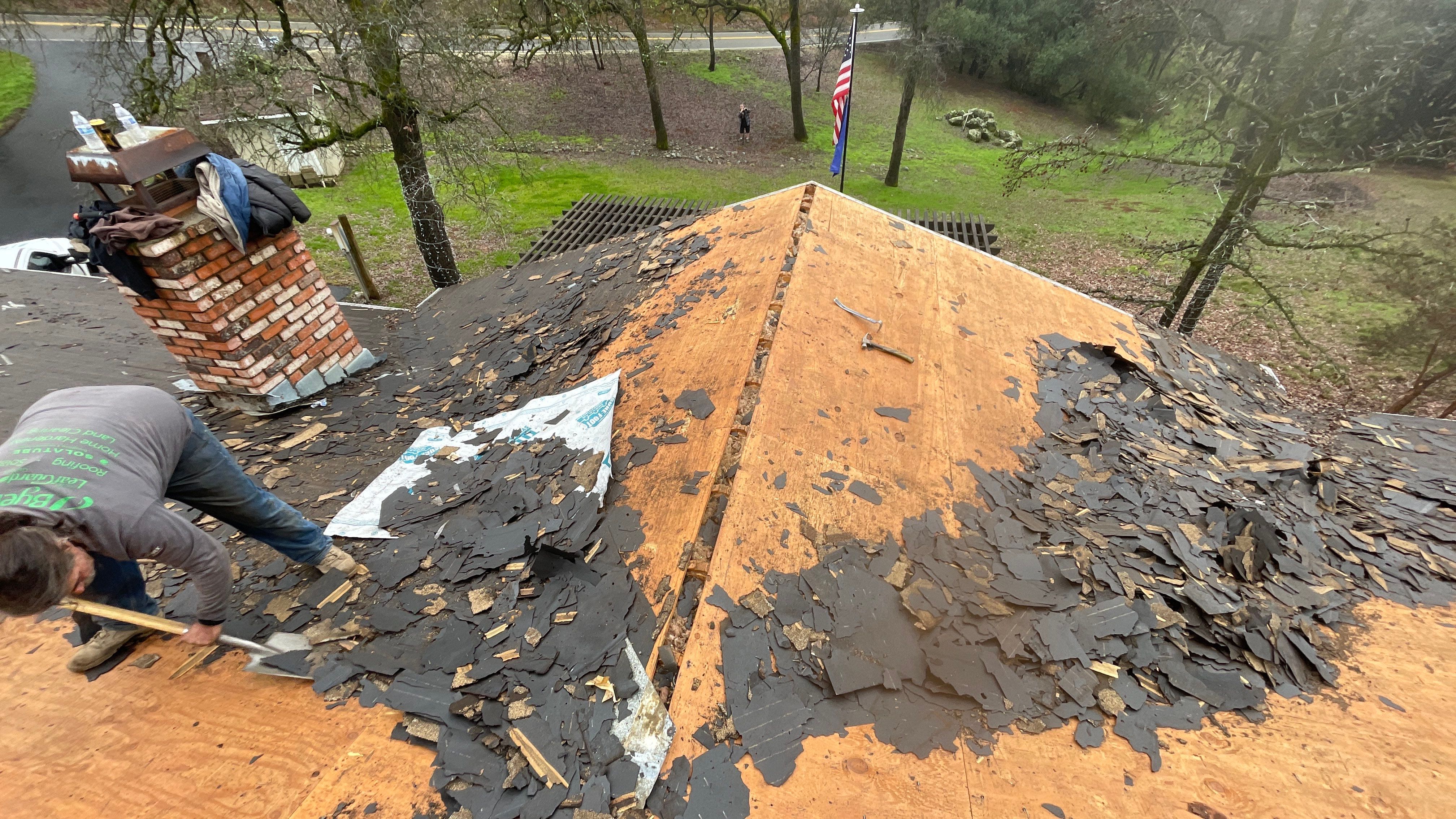 Residential Roofing Installation using Owens Corning Roofing Shingles by Byers Enterprises 