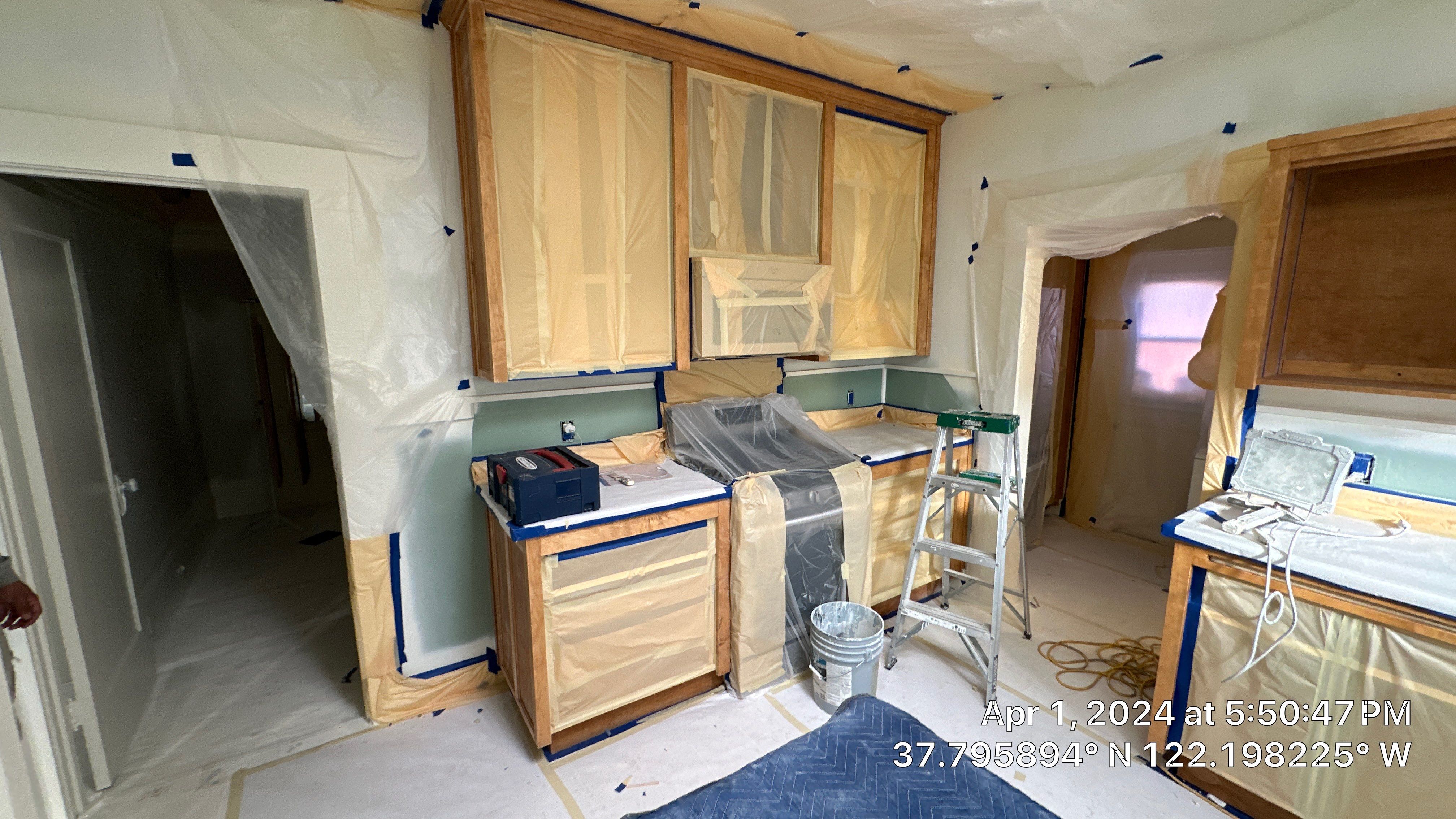 Prep work  by Herrera’s Bay Area Painting inc.