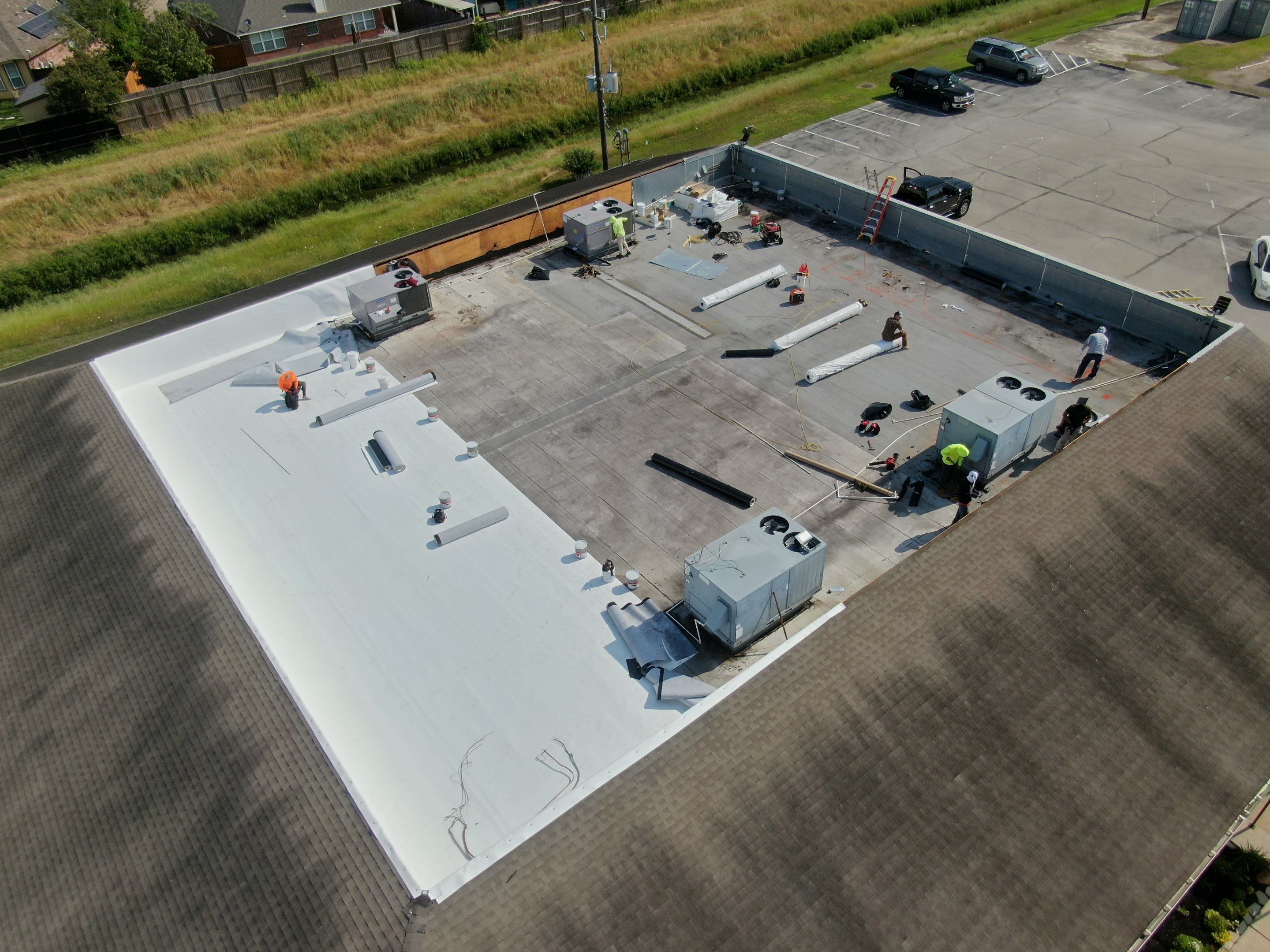 Project in Houston by Hartland Roofing & Construction