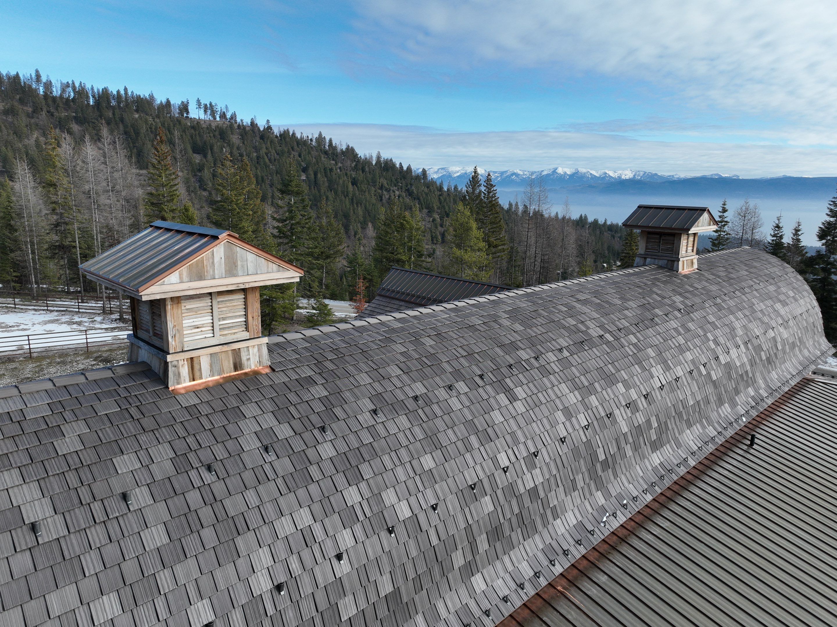 Horse Barn Install  by Montana Roofing Solutions