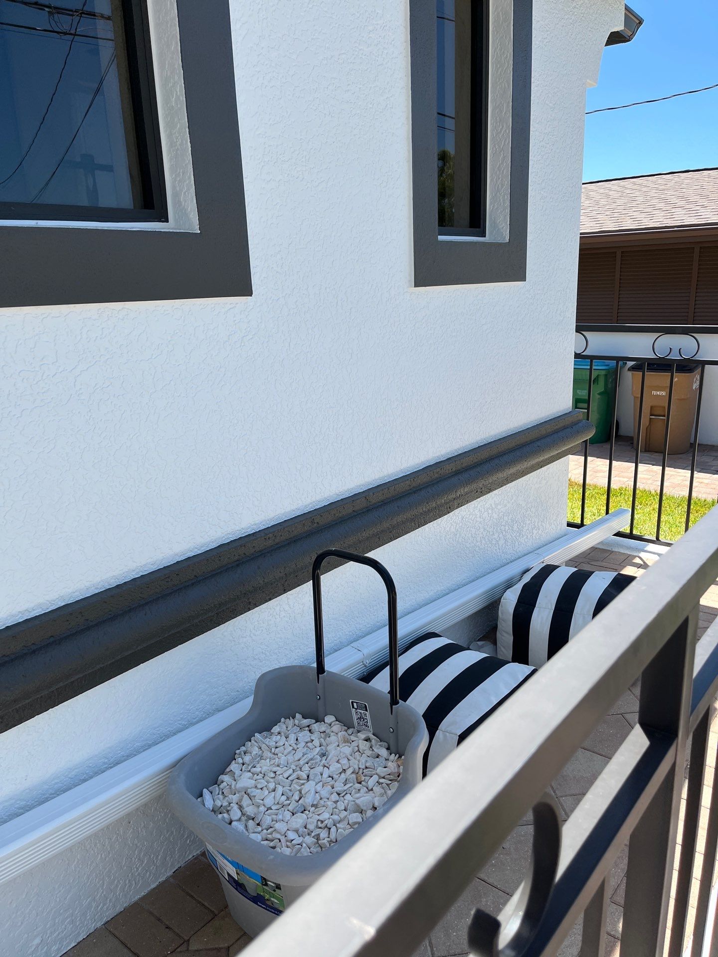 Stylish seamless gutters in Cape Coral FL by Gutter Professors