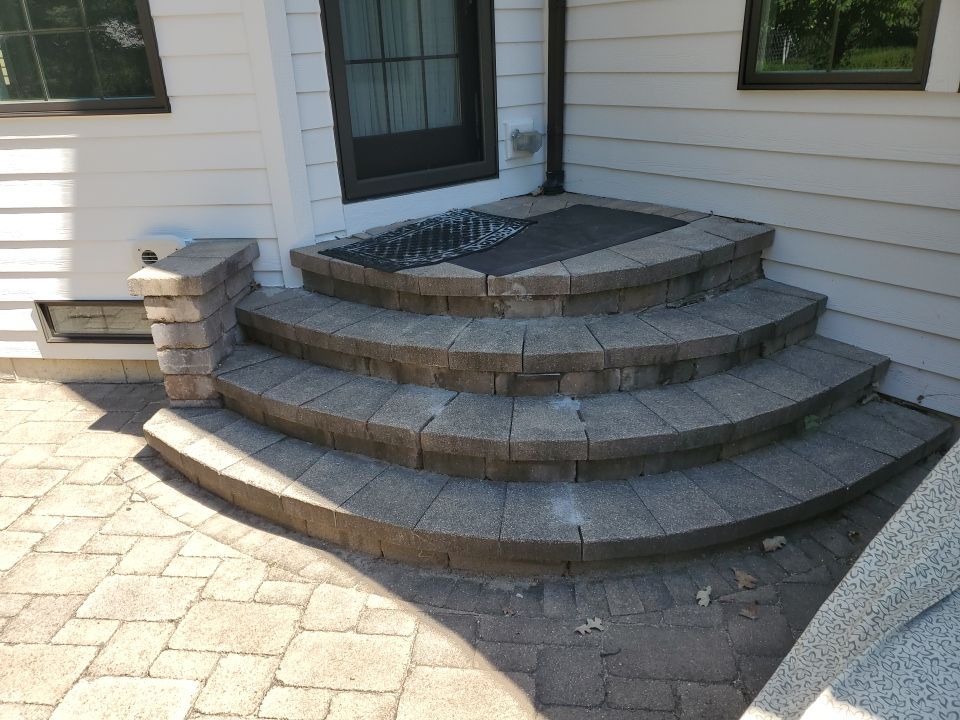 Brick paver clean, sand and seal.  using Surebond SB-1300 by Northern Power Washing LLC.