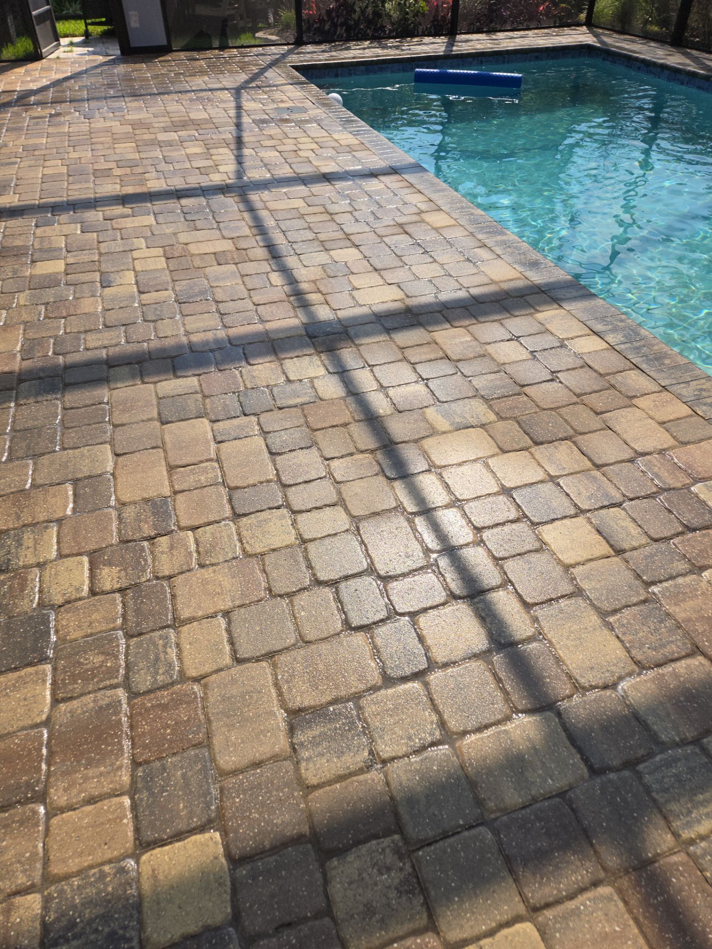 Pool Pavers using PolySand and Concrete Sealant  by DuraSeal