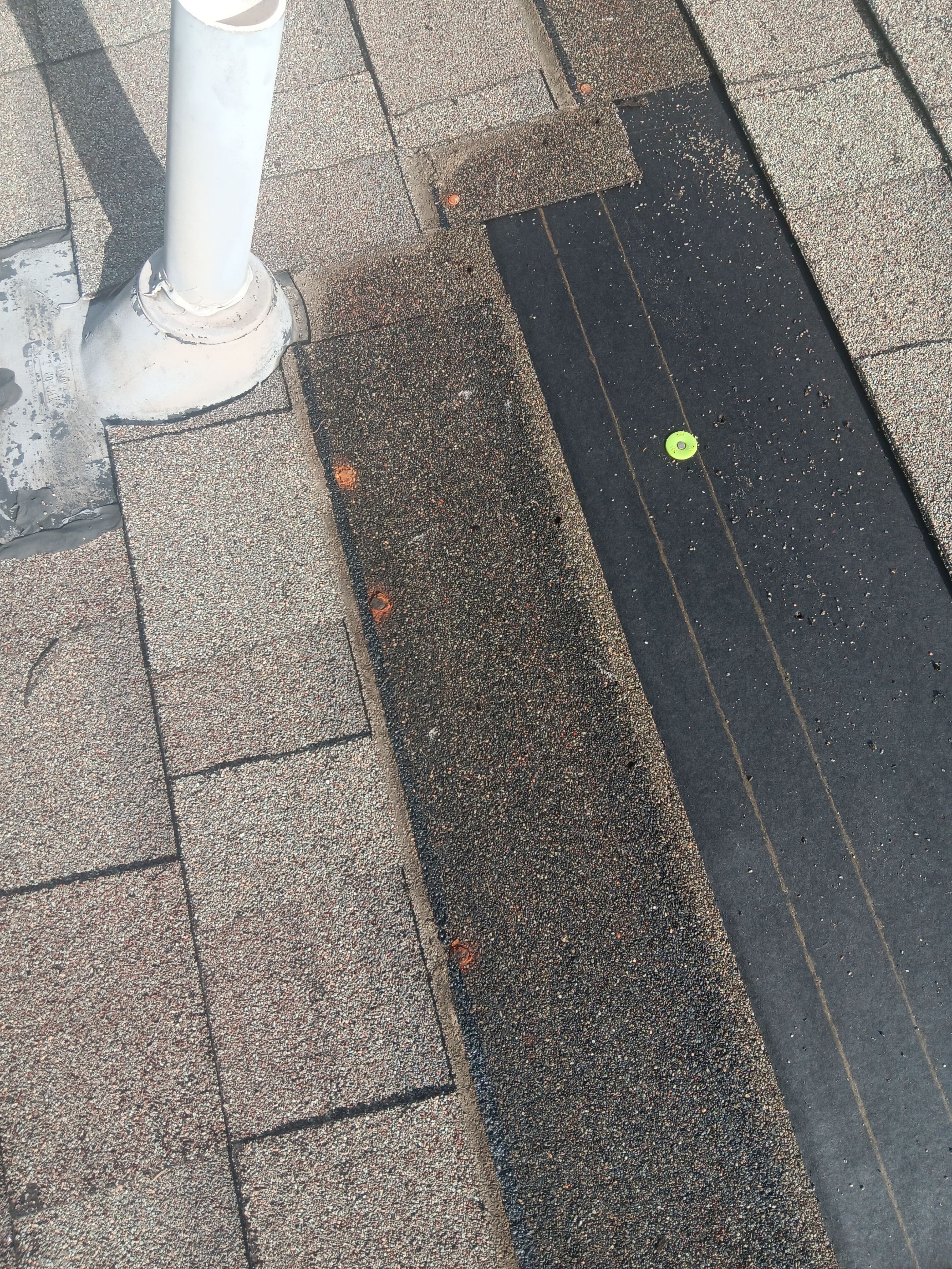 Hail Damage using Owen's Corning Duration (Lifetime) Shingles by Roof Repair Company