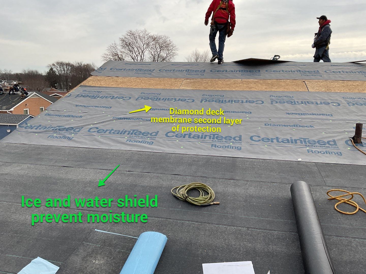 Residential Roofing Installation using CertainTeed Shingles by Alpha Design Services