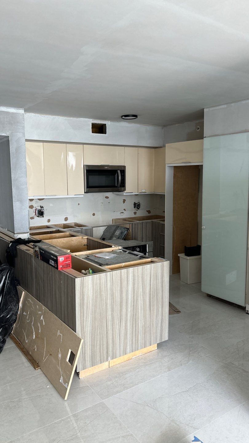 Miami Condo Unit Renovation by The Goat Contractor ( Giampri Corp)