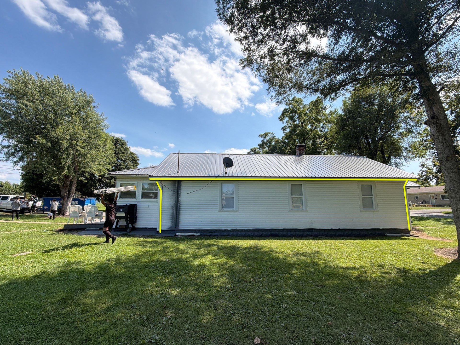 Classic Rib Metal Roofing - Charcoal by Hoel Roofing & Remodeling