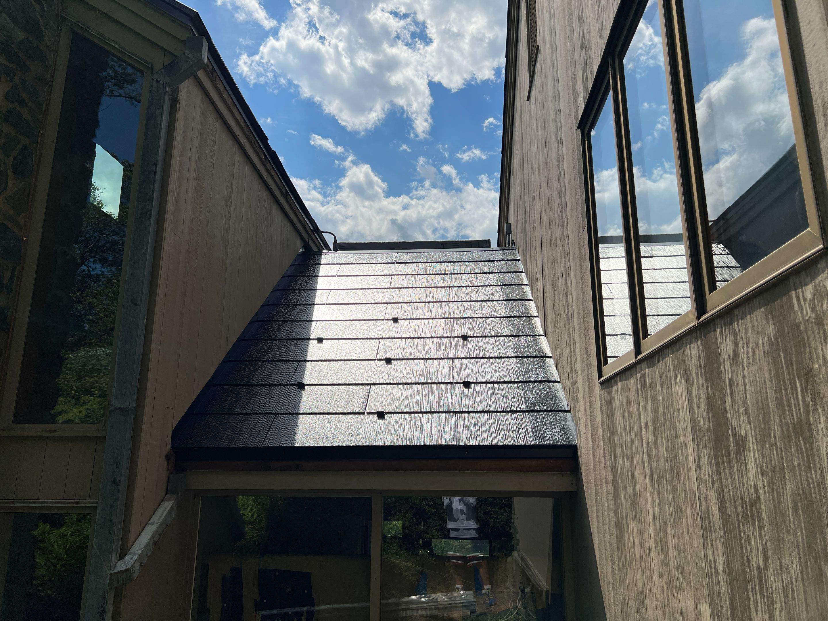 Tesla Solar Roof install Severn River by American Home Contractors