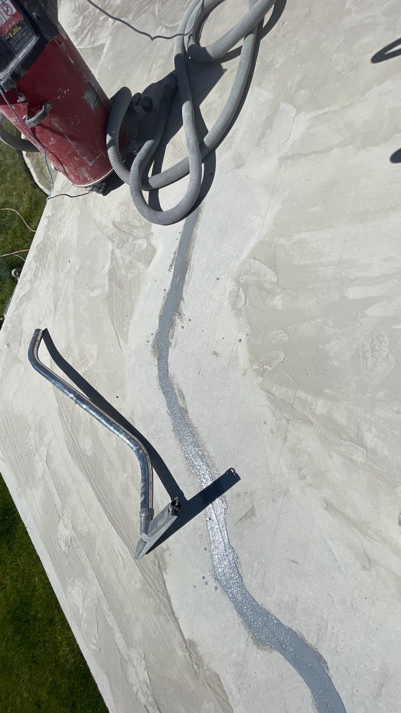 Patio Transformation using Echo 1/4" Chip by Croc Coatings, LLC