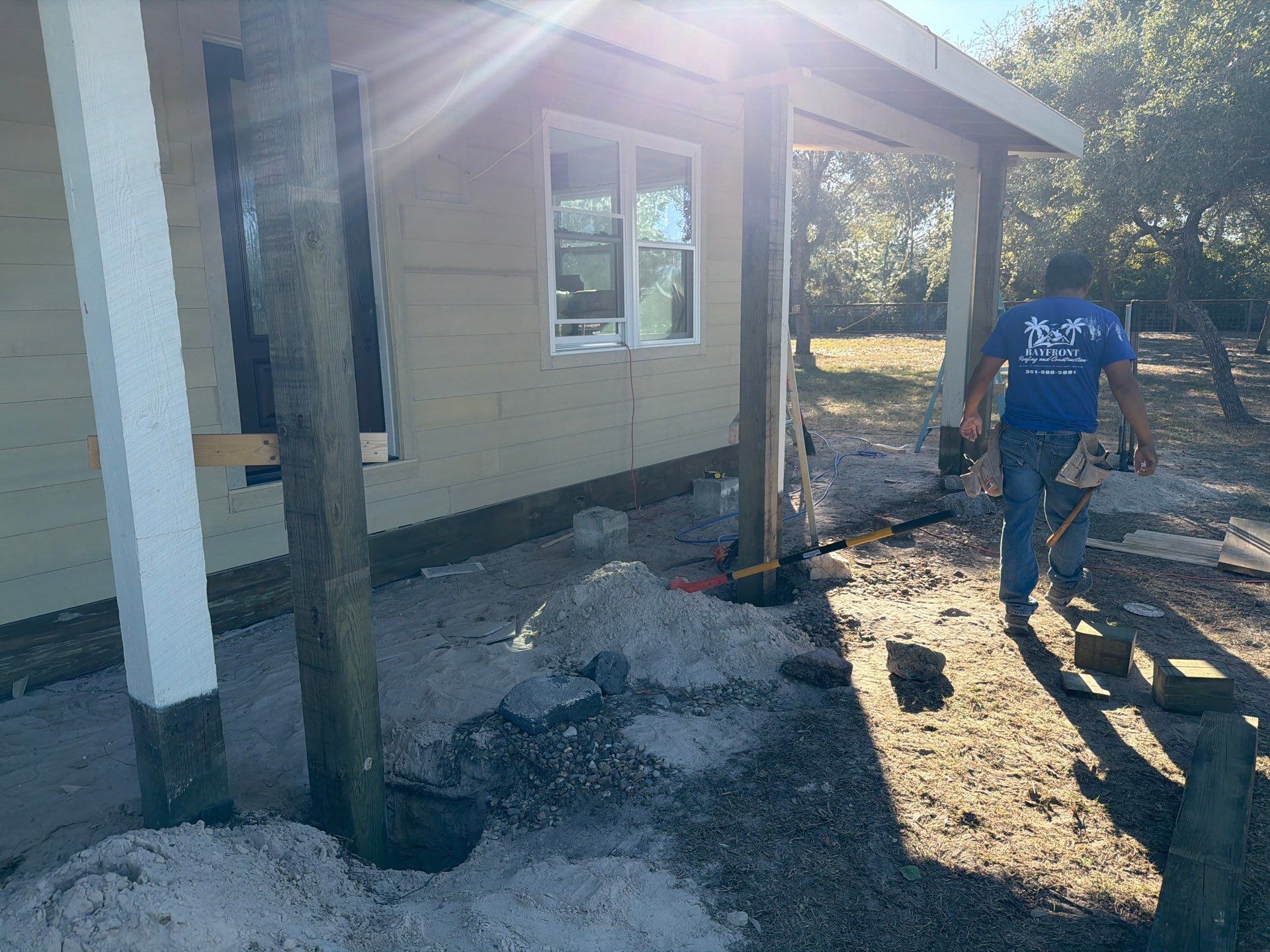Patio? We got you Covered! by Bayfront Roofing and Construction
