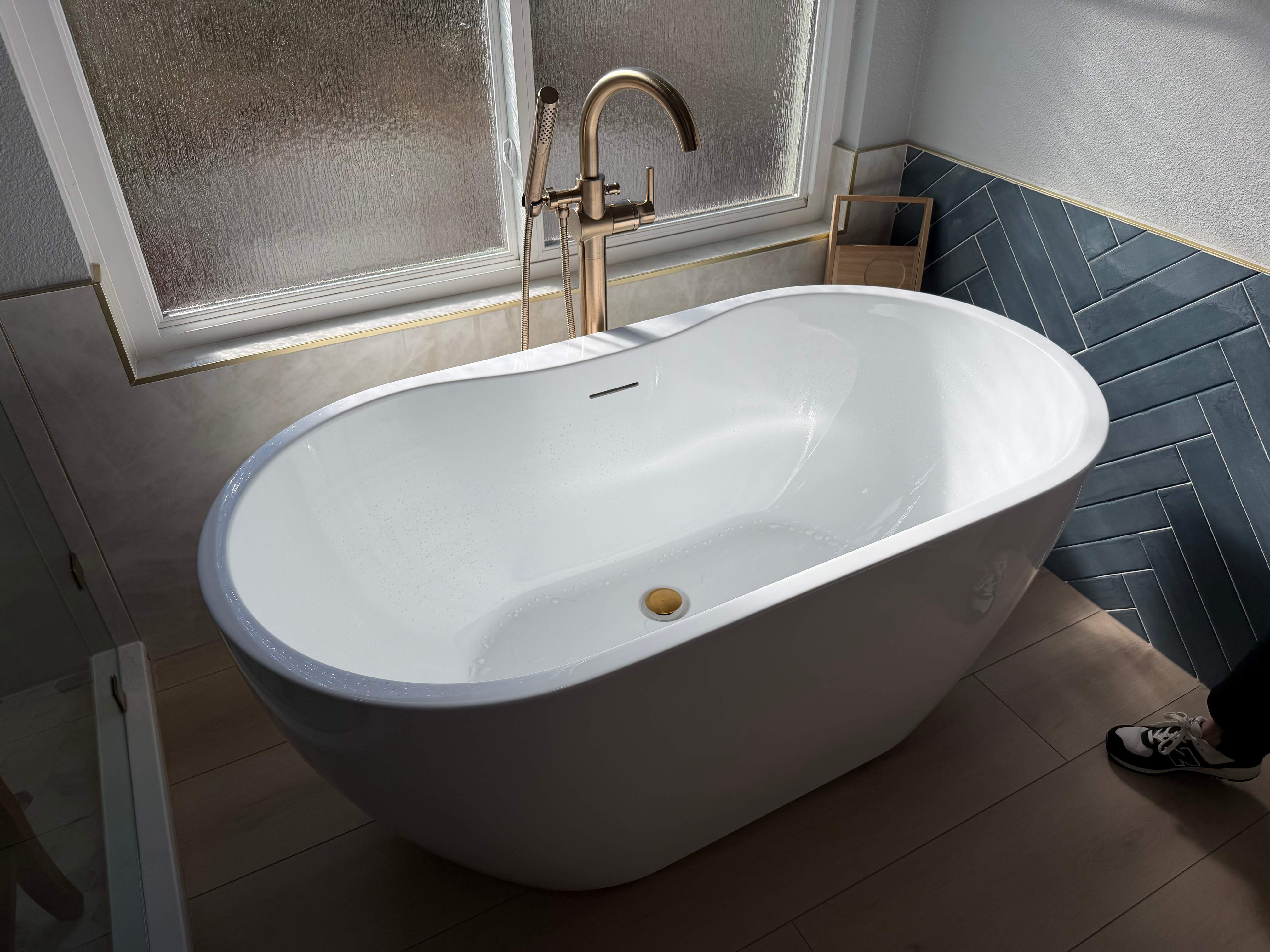 Stone Oak Master Bathroom Before and After by Legacy Bath and Kitchen 