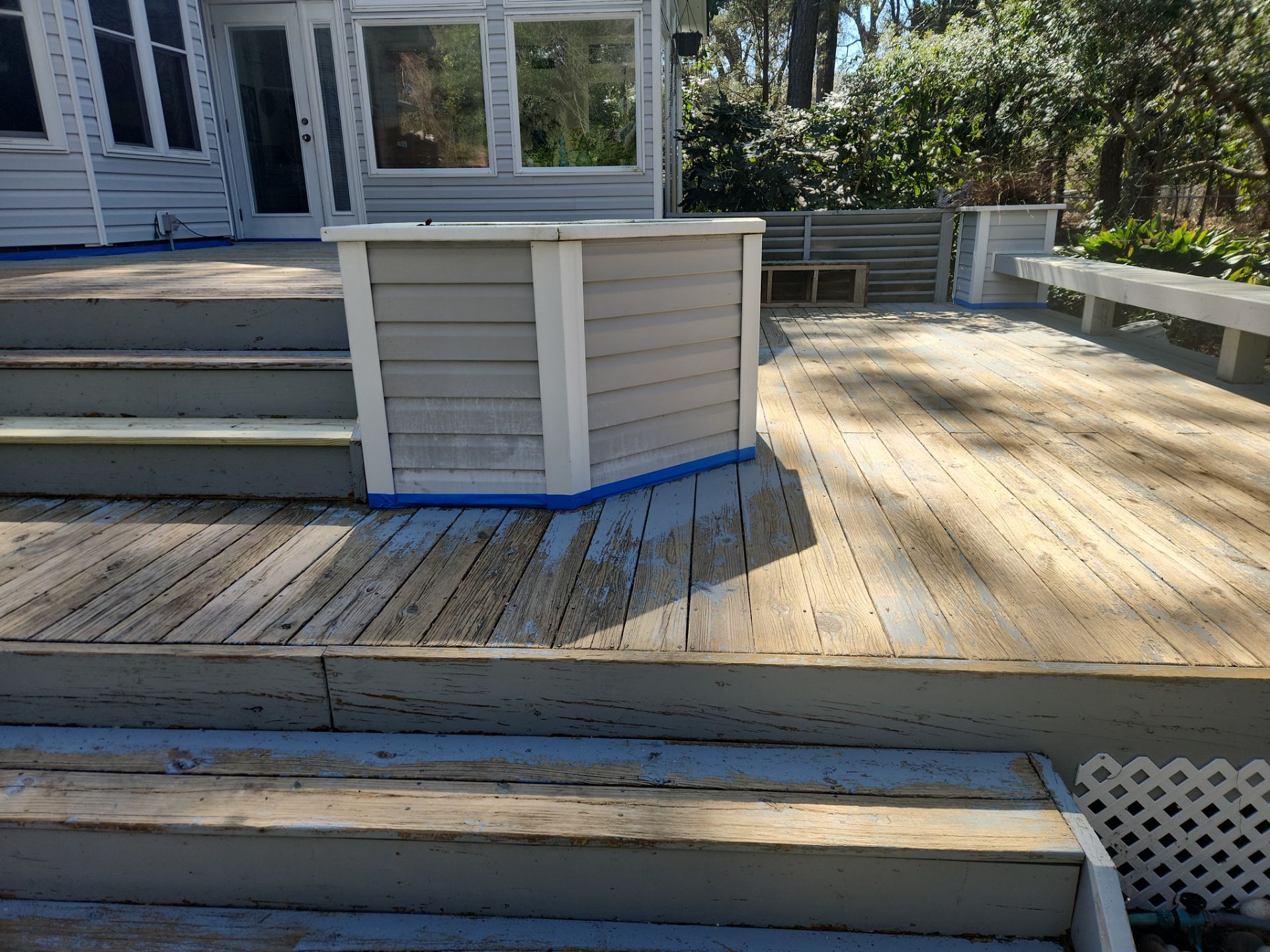 Deck using AcryFin by DuraSeal