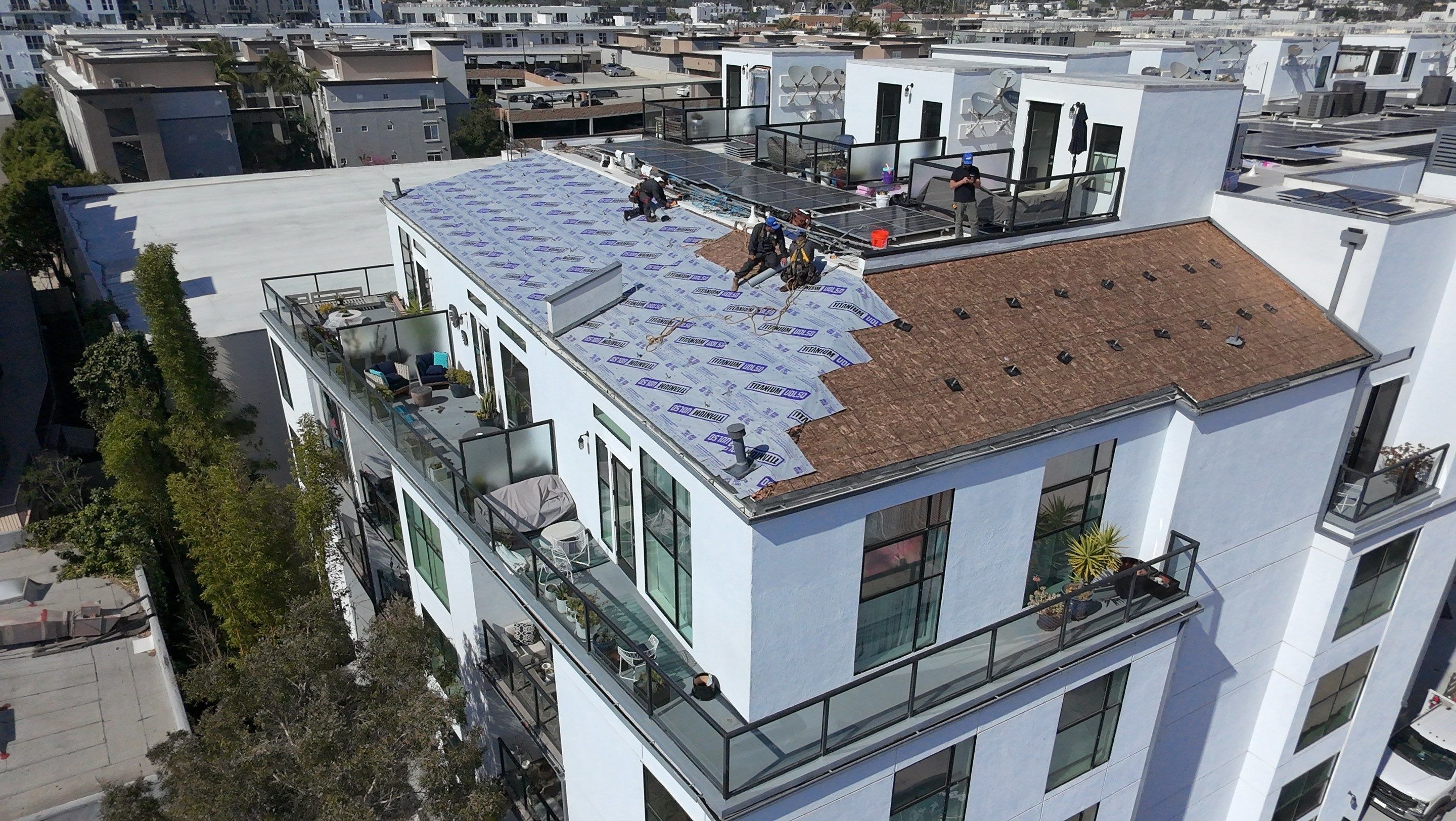 Apartment Building in Marina del Rey by Hull Brothers Roofing