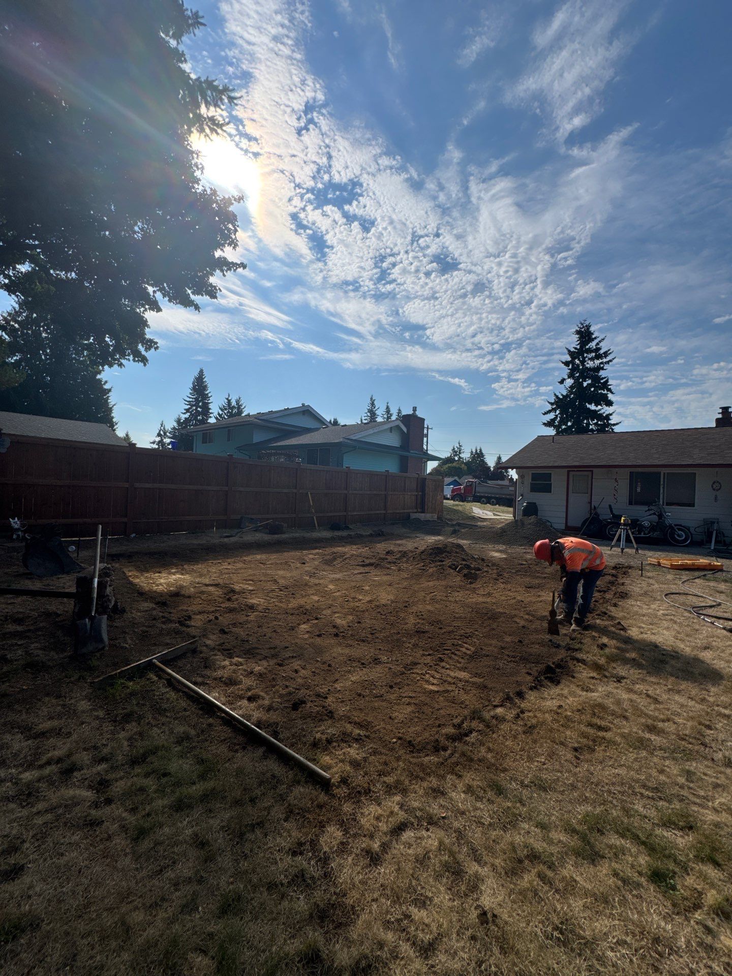 Backyard Concrete Slab Installation | Everett  by Jireh Asphalt & Concrete Inc 