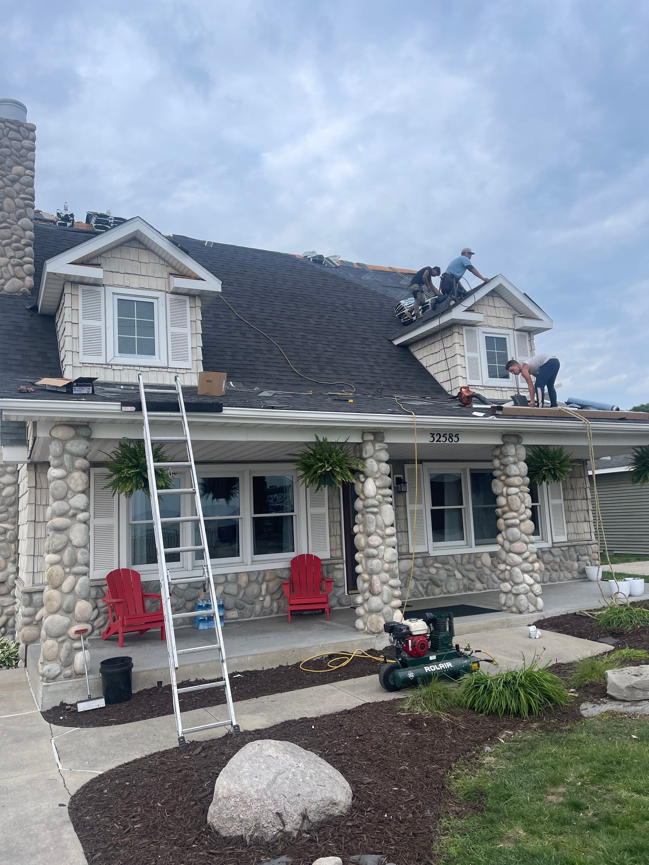 Residential Roofing Installation using IKO Dynasty - Glacier by JNR Roofing LLC