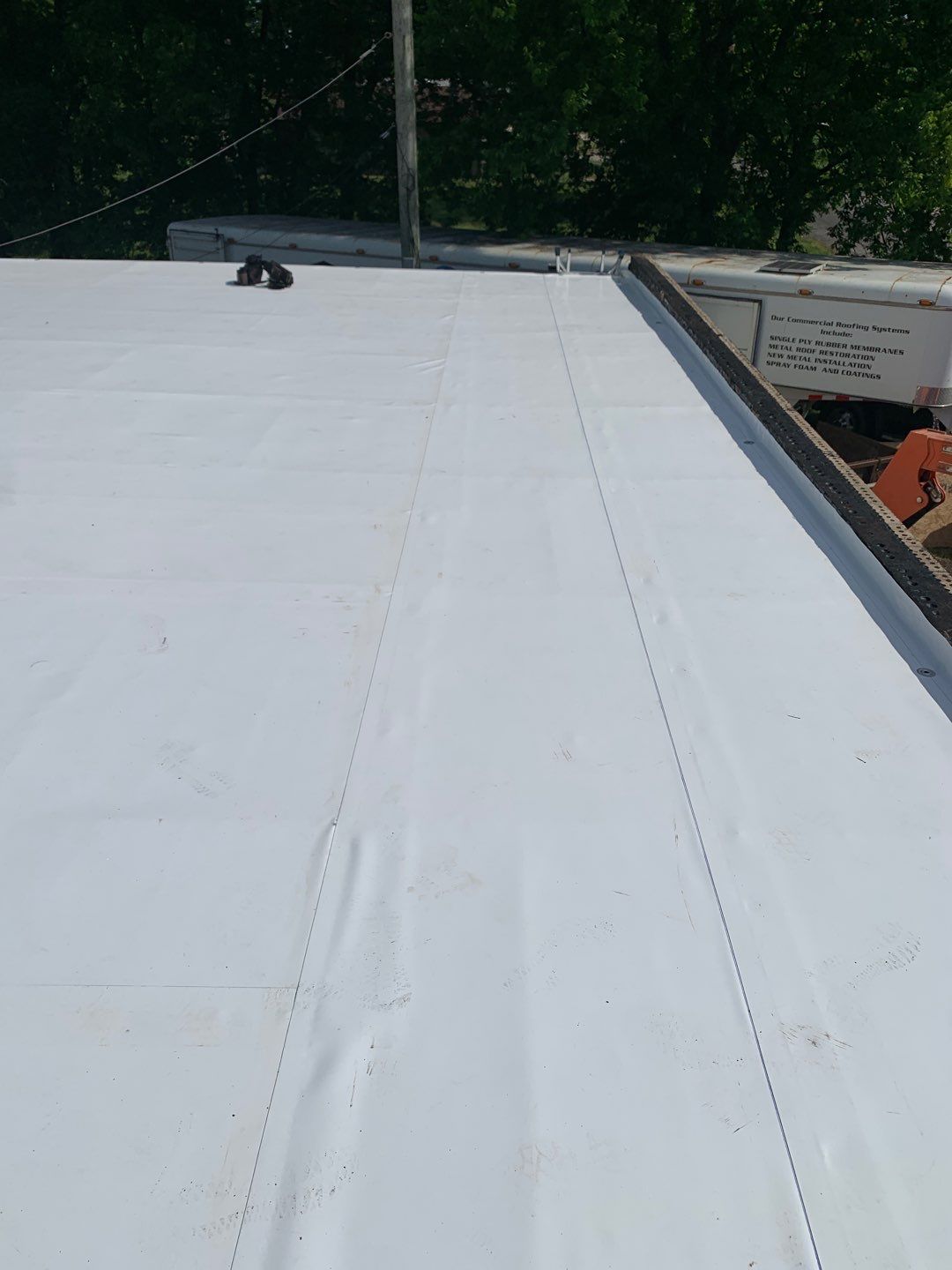 Store Building in Hope by Hostetler Roofing