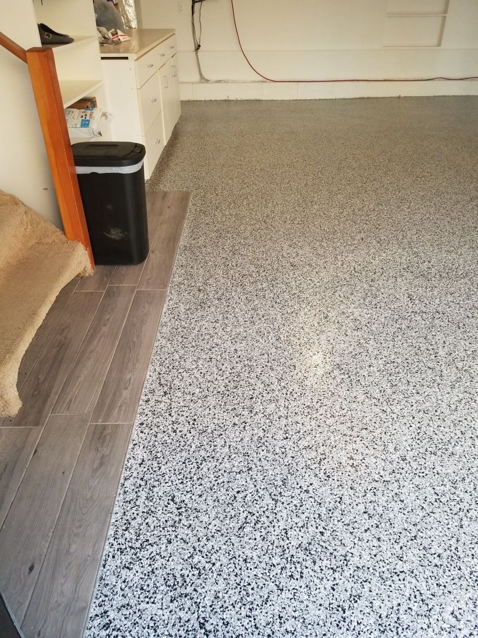 Garage Floor in Domino by Spectrum Painting, LLC