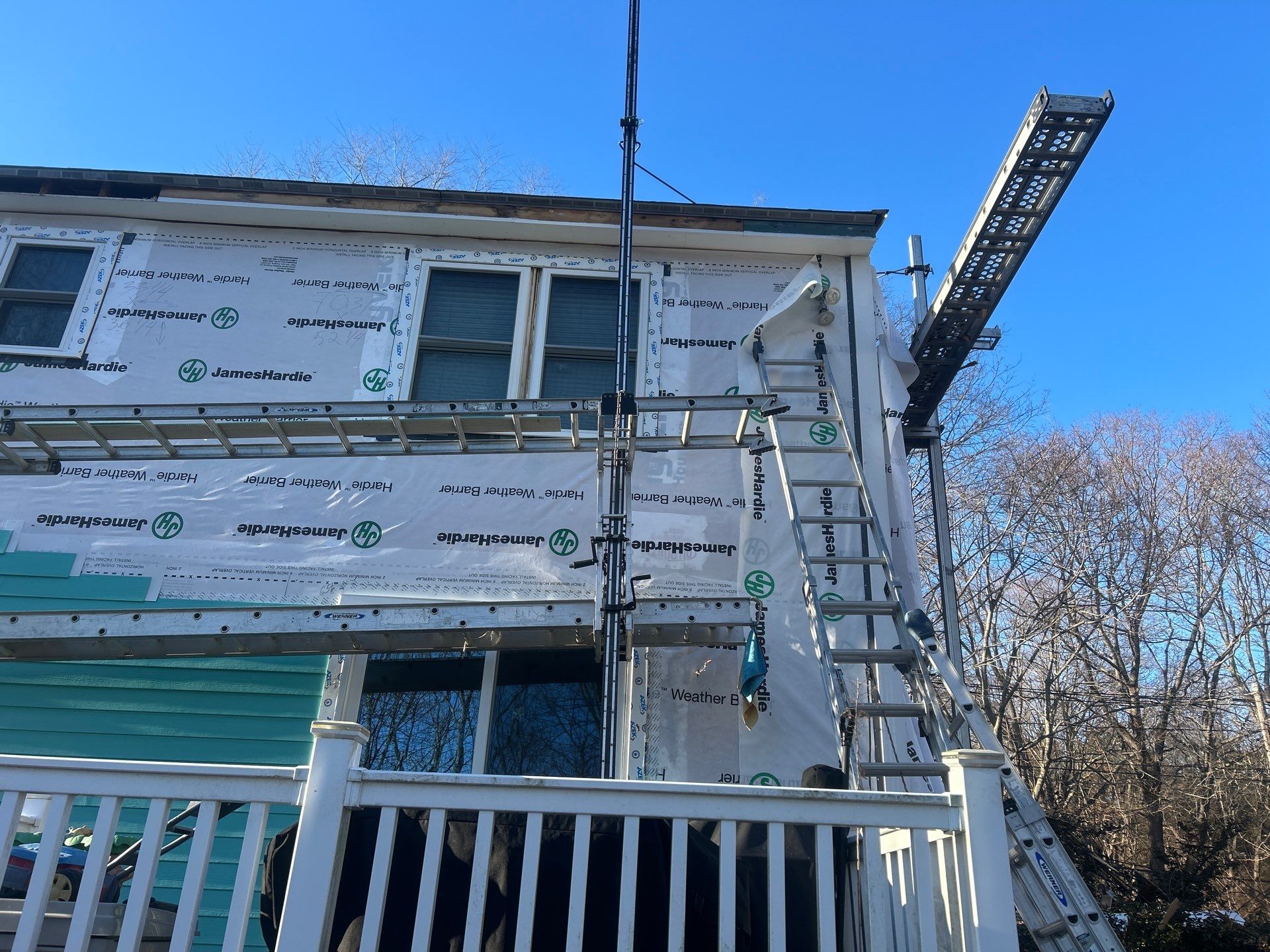 James Hardie siding in Dream Collection color - Dighton, MA by UBrothers Construction